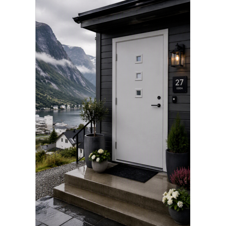 Ytterdør Fjorddøren Odda Klarglass