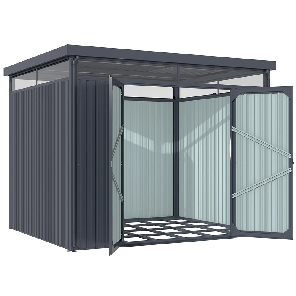Drivhus Metalcraft 24m² Stålramme & Plastdeksel