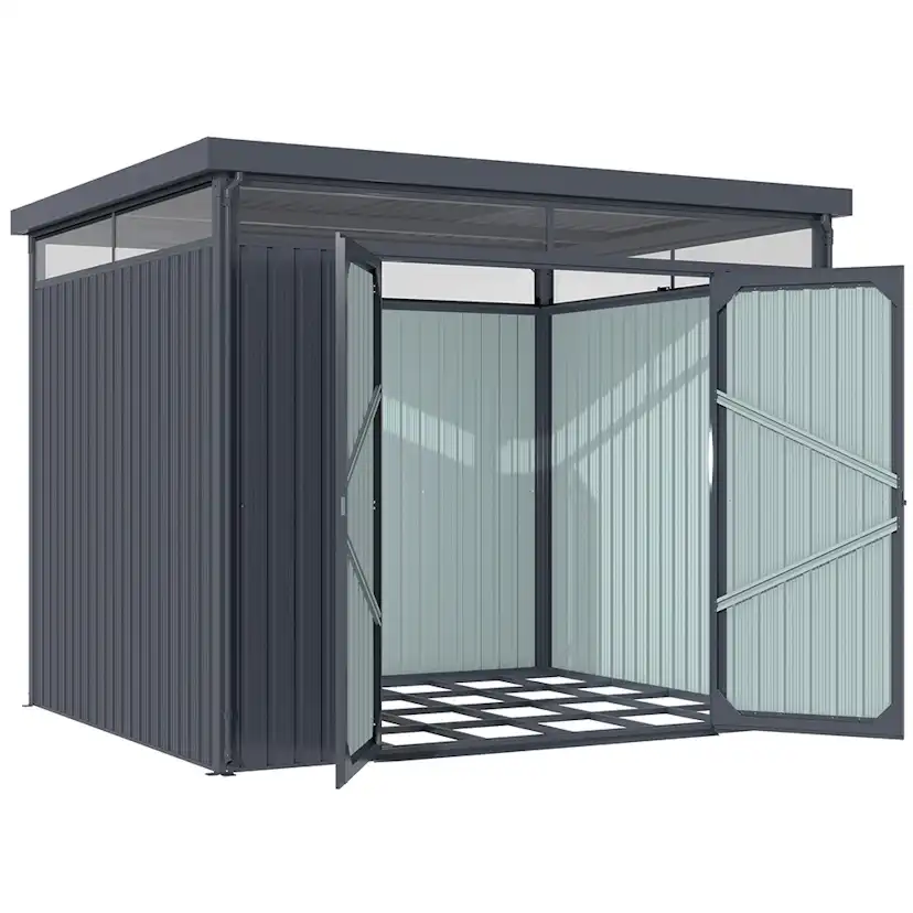 Drivhus Metalcraft 24m² Stålramme & Plastdeksel