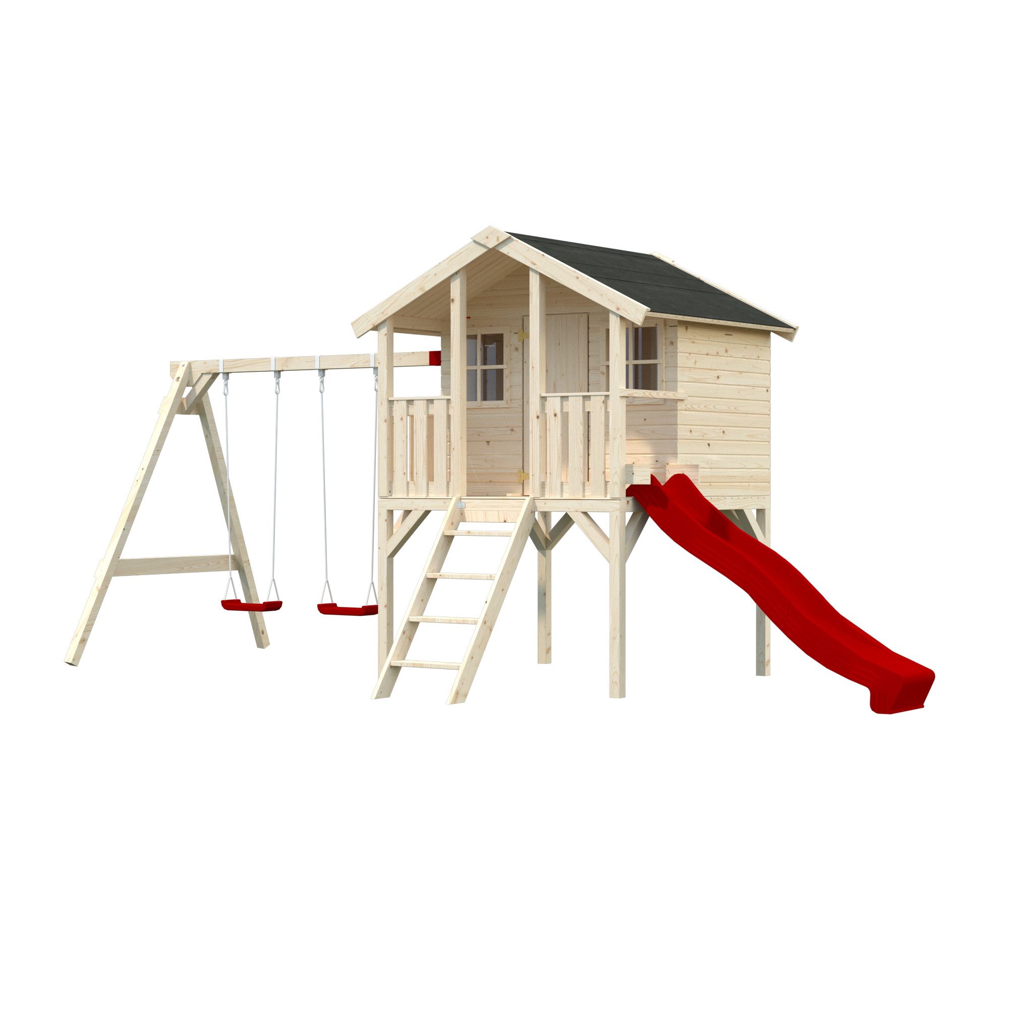 Lekehus Palmako Toby med Huskestativ 2,2 m2