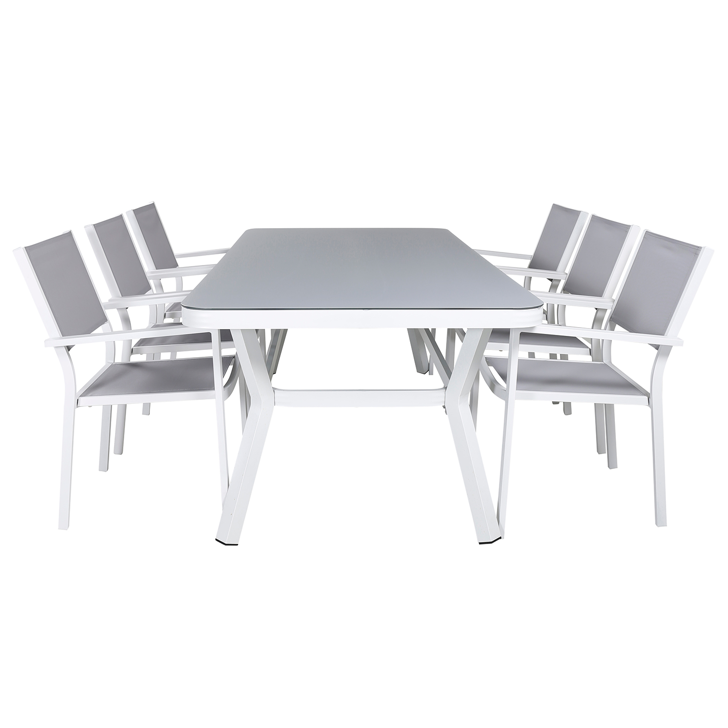 Spisegruppe Venture Home Virya 160x90 med 6 Copacabana Stablestoler
