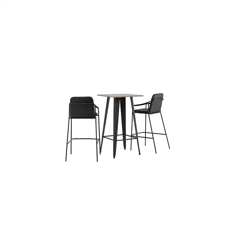 Spisegruppe Venture Home Tempe med 2 stk Bella Stoler