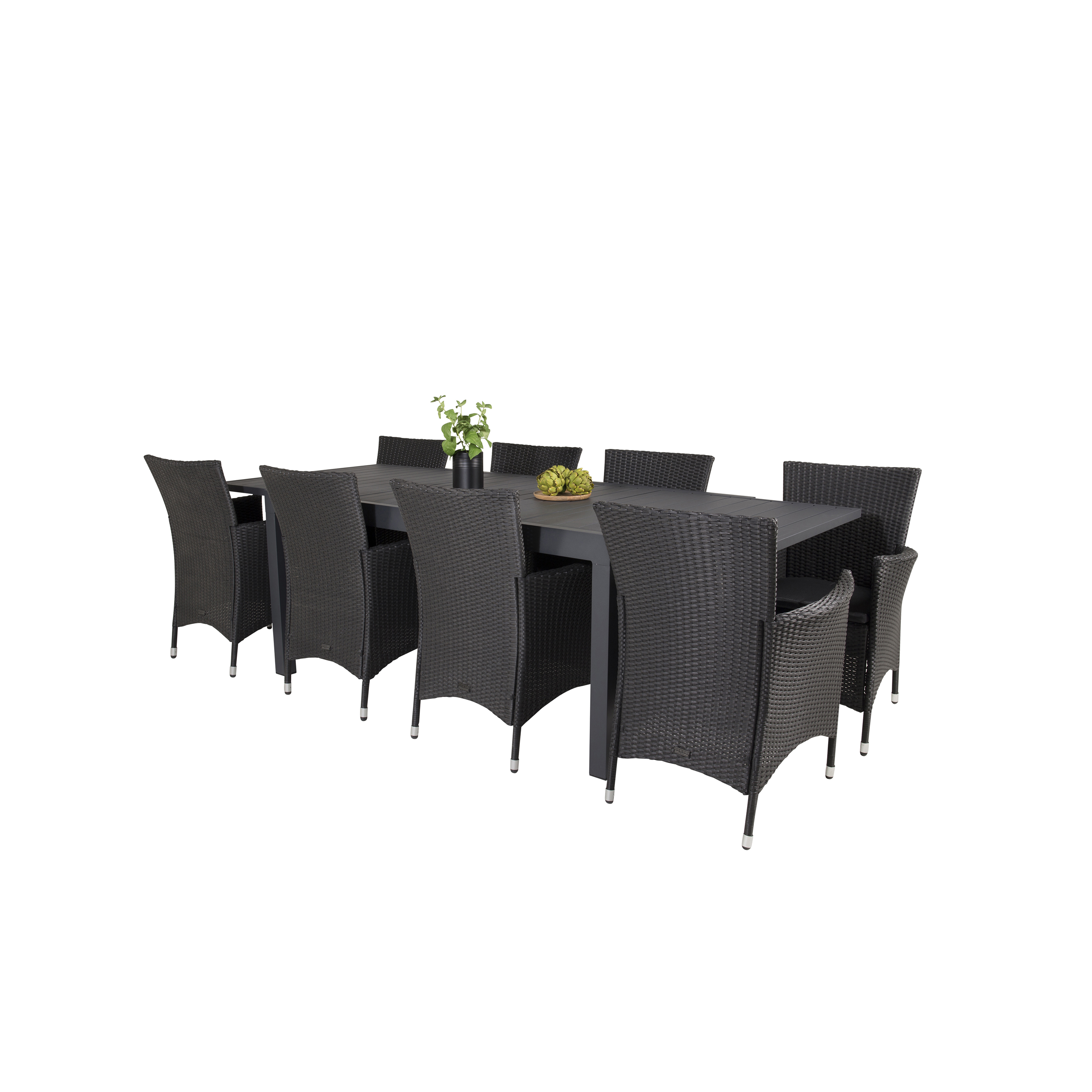 Spisegruppe Venture Home Madrid 160/240 med 8 Kira Stoler