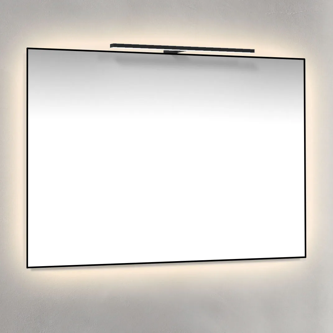 Speil Macro Design Crown Ambilight T-belysning med Ramme