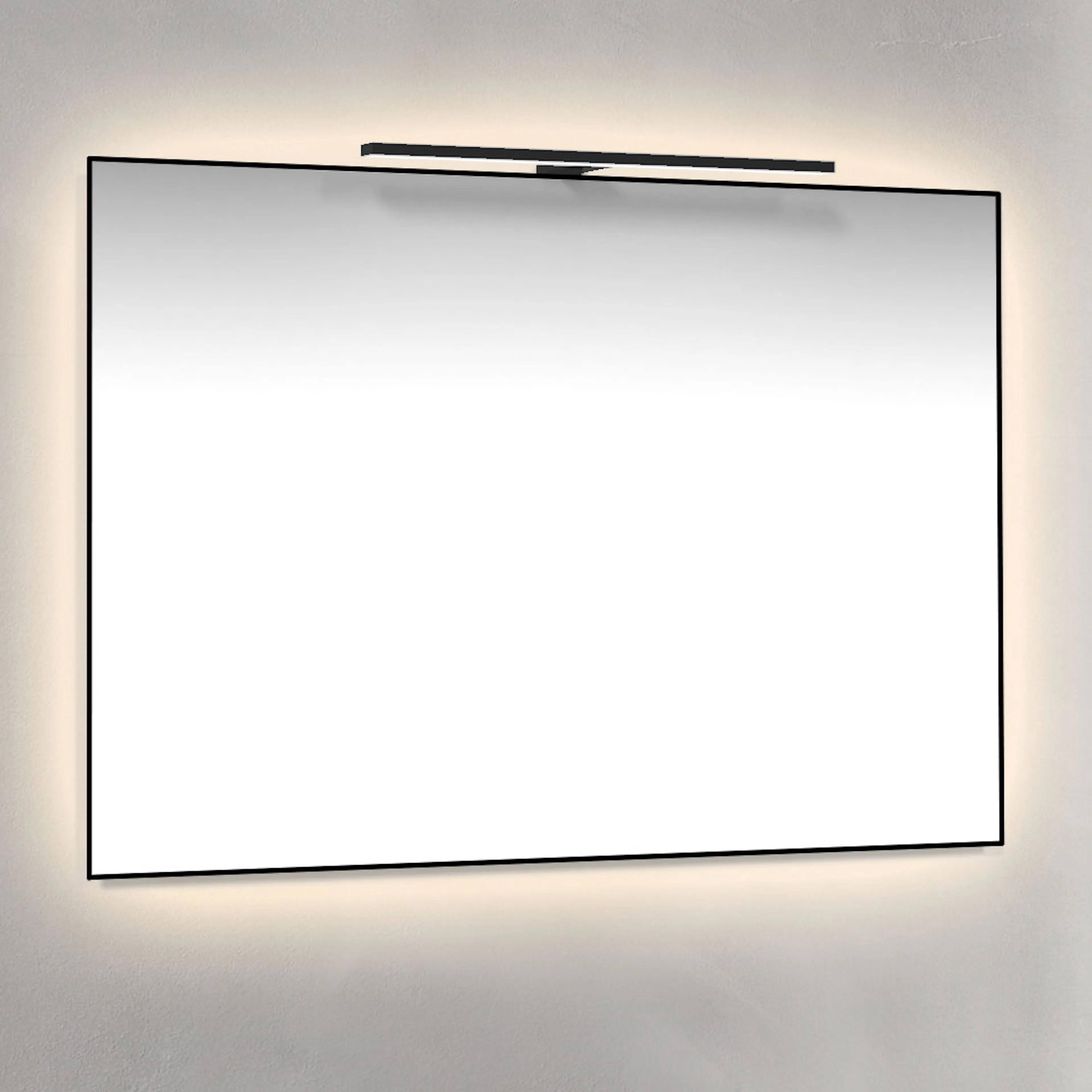 Speil Macro Design Crown Ambilight T-belysning med Ramme