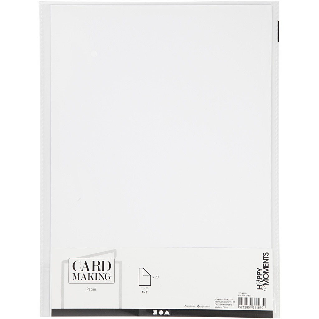 Papir Creativ Company A4 210x297 mm 20 stk/1 Pk