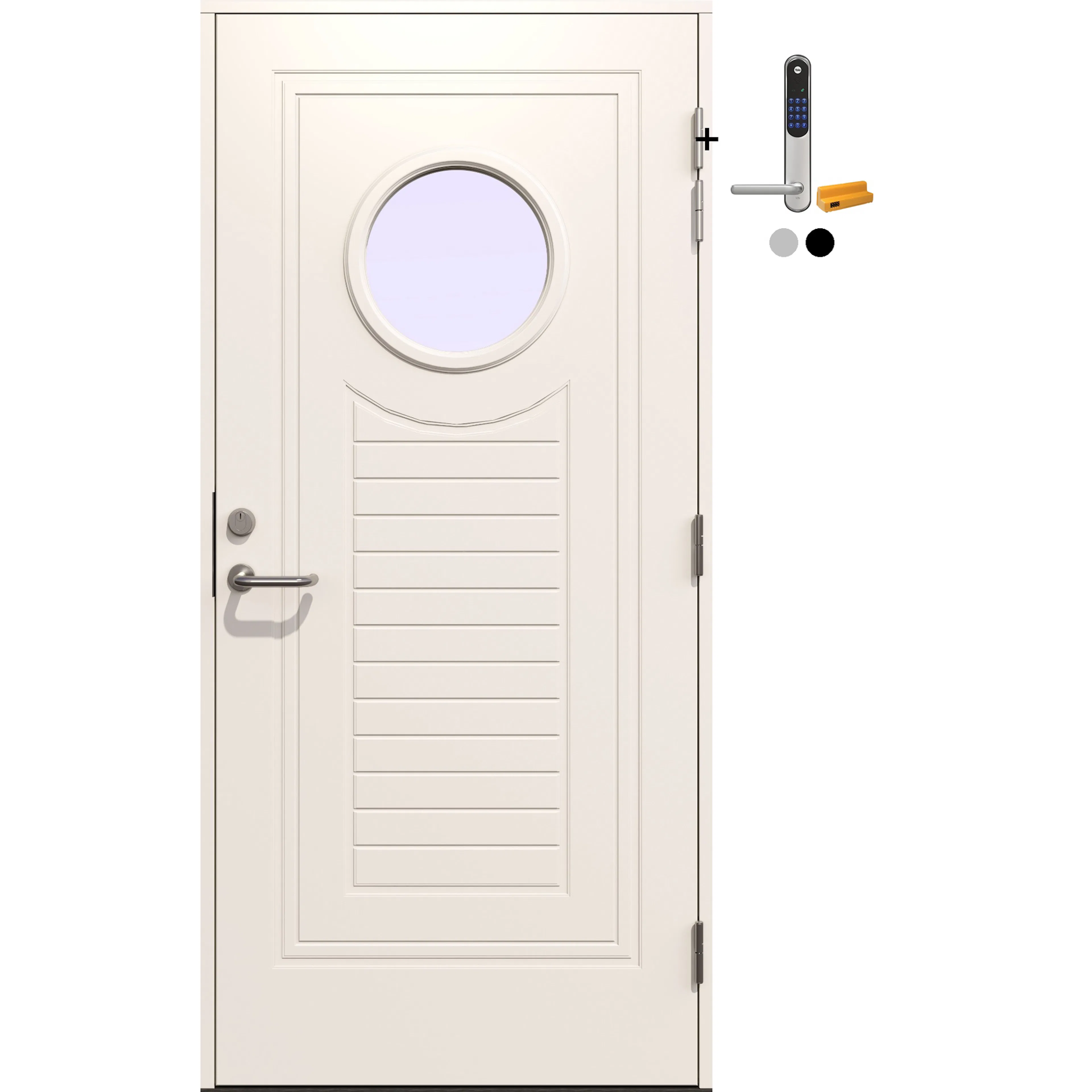 Ytterdør Gilje Sailor med Yale Doorman Classic Home