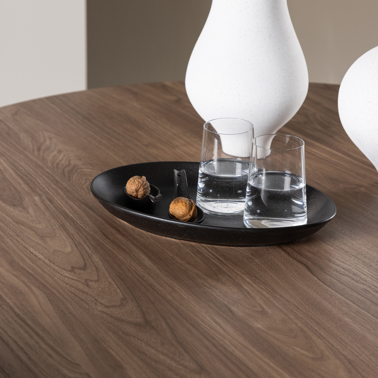 Spisegruppe Venture Home Olivia Ø110 med 4 stk Polar Stoler Fløyel