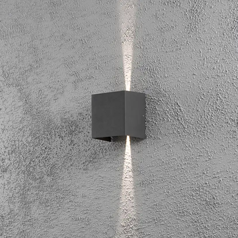 Vegglampe Gnosjö Konstsmide Cremona High Power 2x3W LED