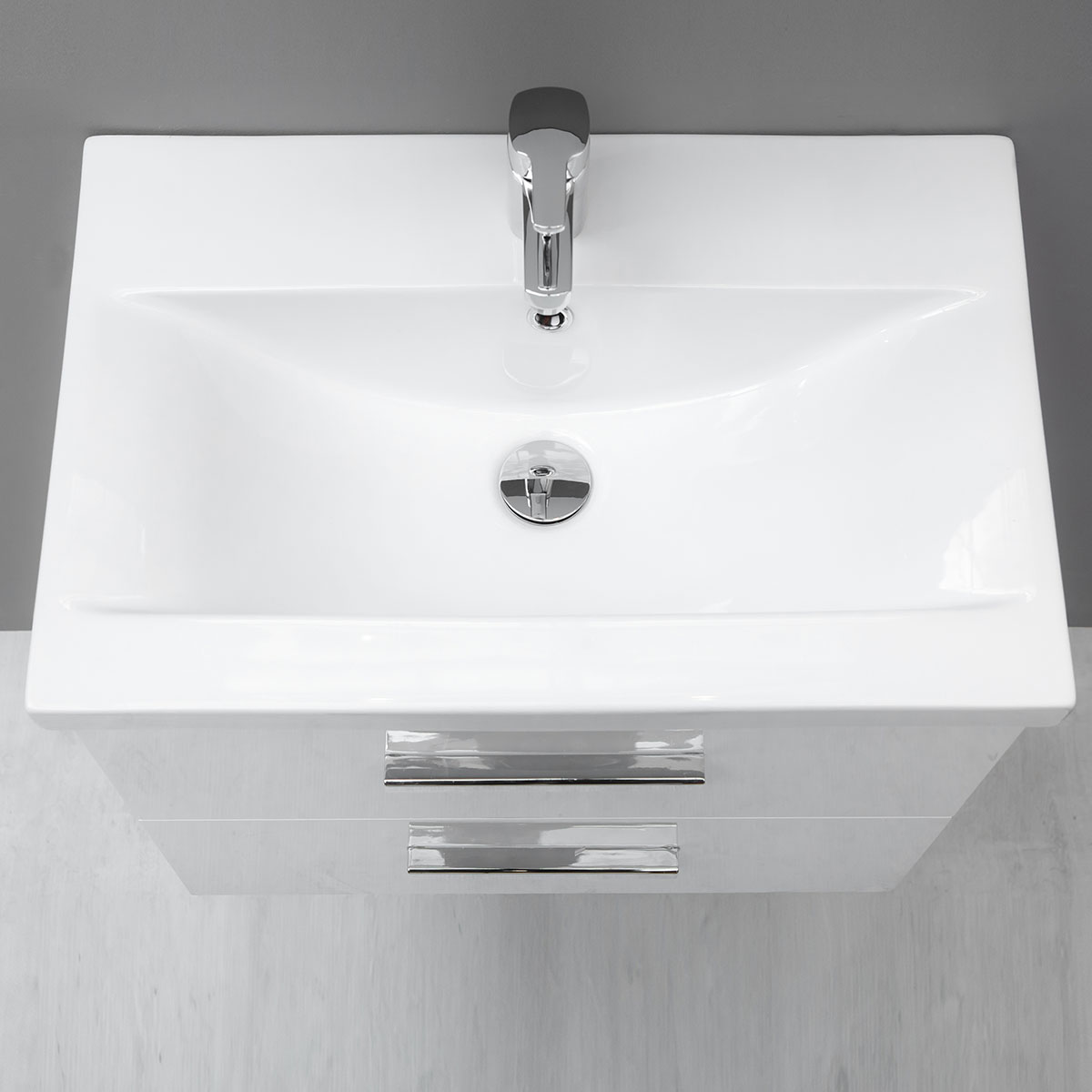 Tvättställsskåp 4AQUA Minimal Med 2 Lådor