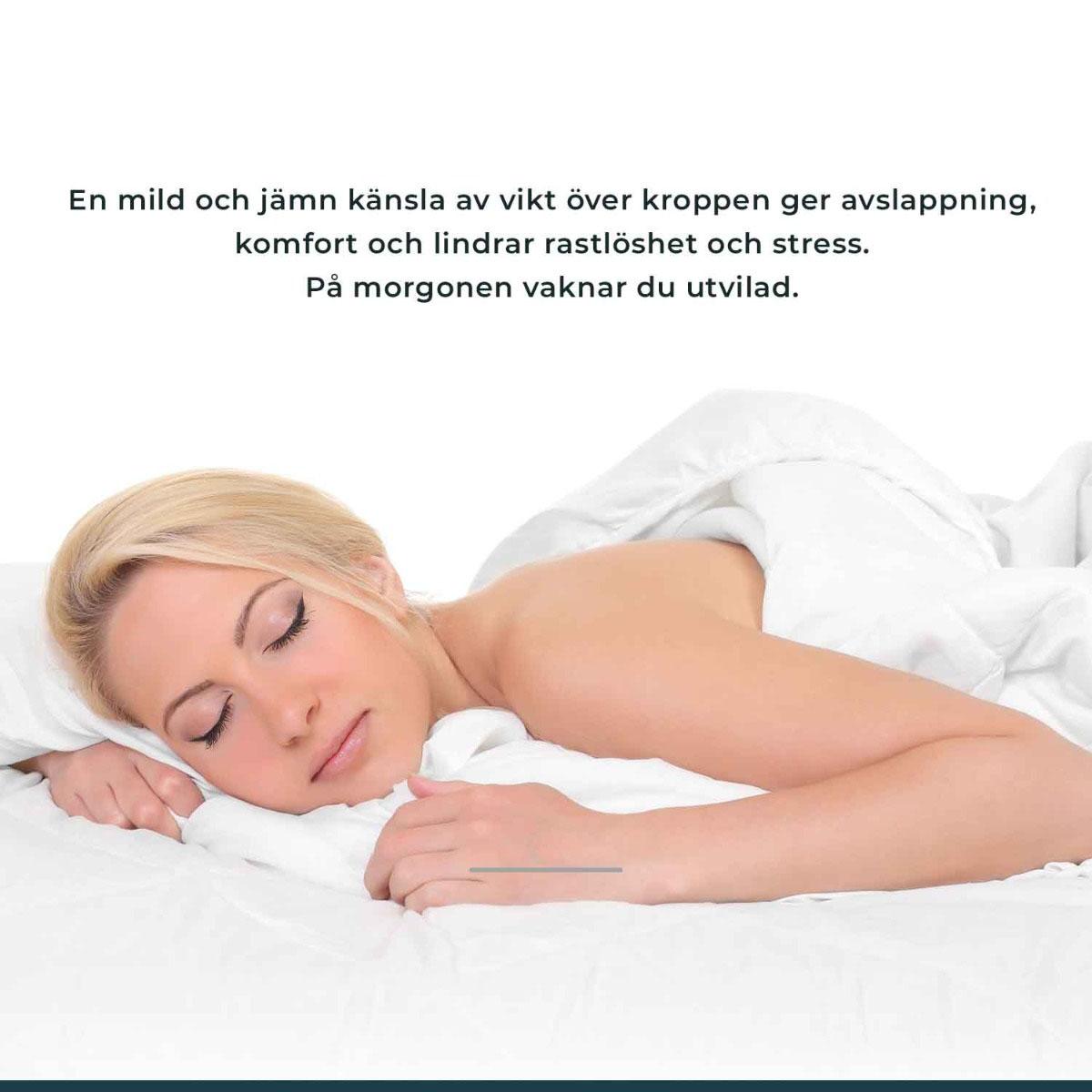 Vektteppe Polar Night Bomull 150x200 cm
