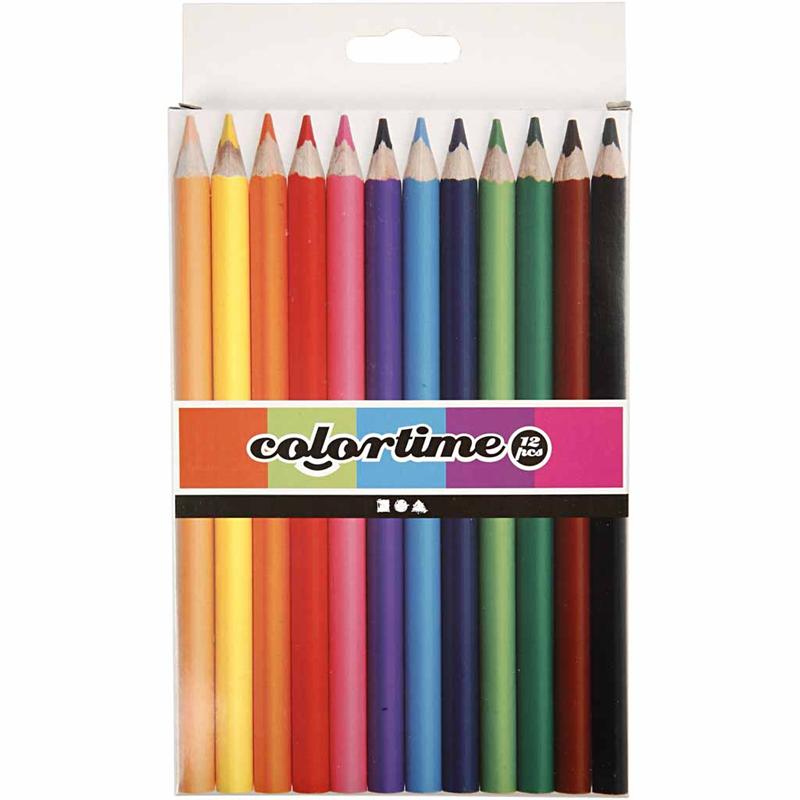 Fargeblyanter Creativ Company Colortime Jumbo 12 stk/1 Pk