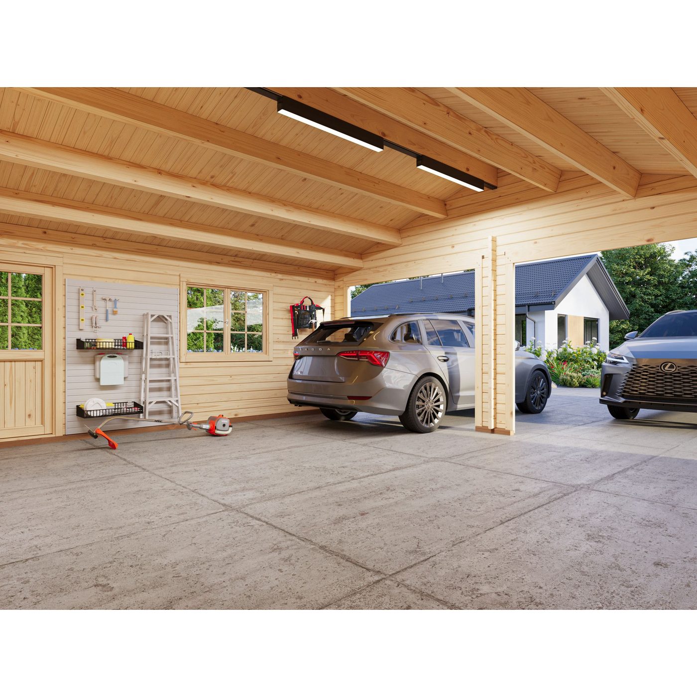Garasje Palmako Roger 28,4 m2 uten Port