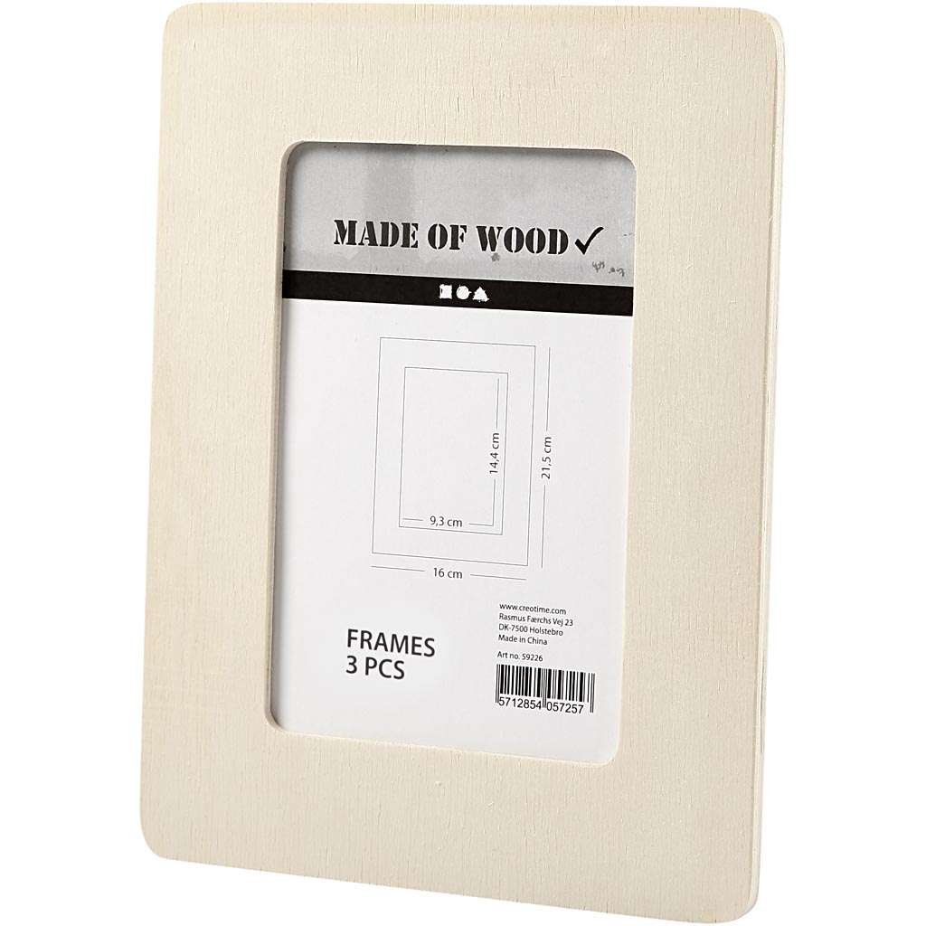 Trerammer Creativ Company Str 16x0,8x21,5 cm 3 stk/1 Pk