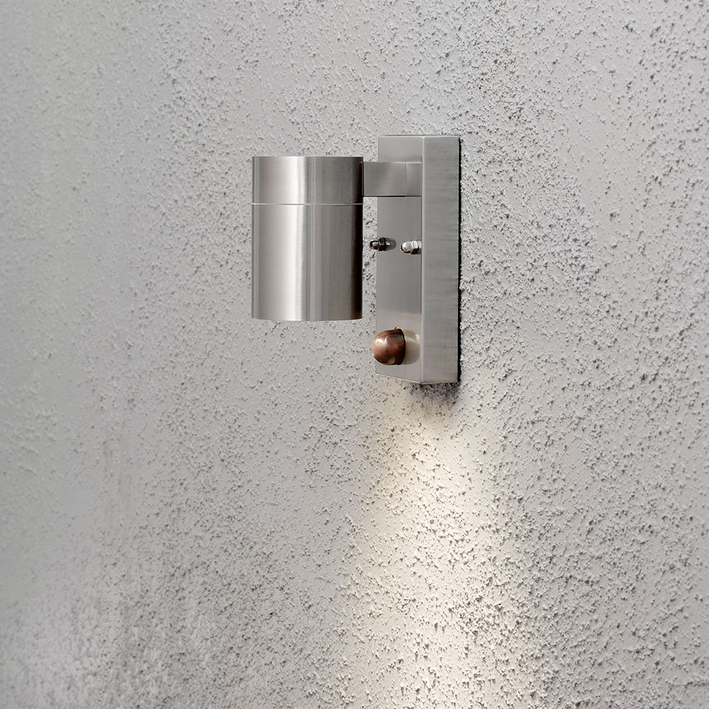 Vegglampe Gnosjö Konstsmide Modena Ned GU10 Bevegelsessensor