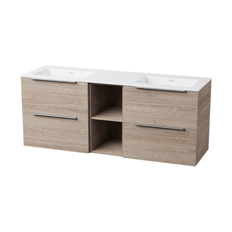 Servantskap FOSSBAD Variant46 B150 for Heldekkende Dobbelservant