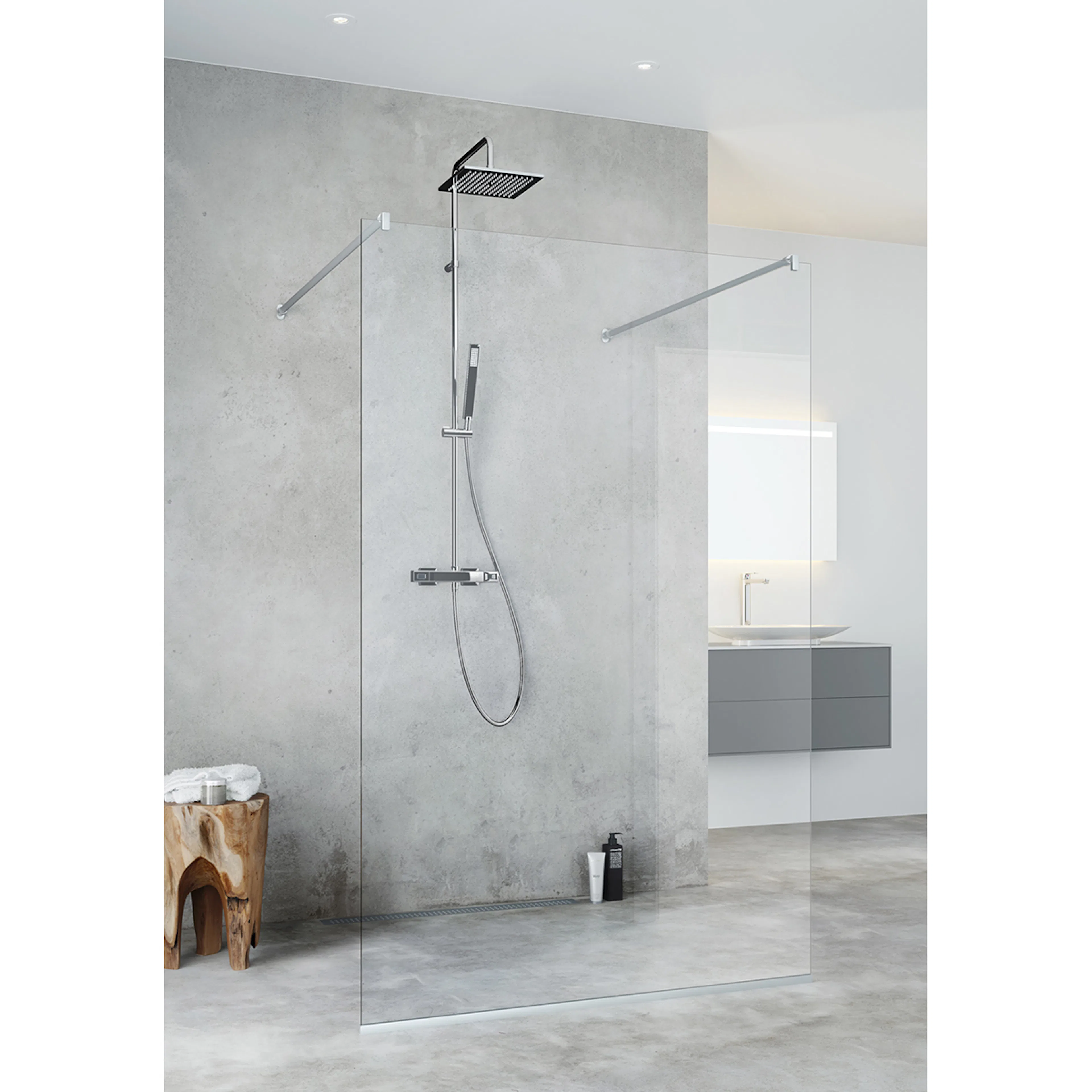 Dusjvegg Hafa Igloo Pro I-WALL Walk-in