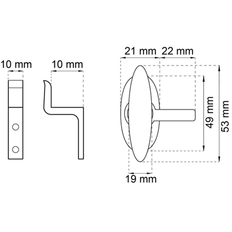 Forvrider Habo 230 med Hake