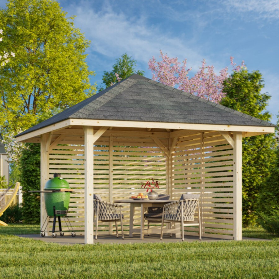 Paviljong Palmako Bianca 8,3 m2 Sett 102