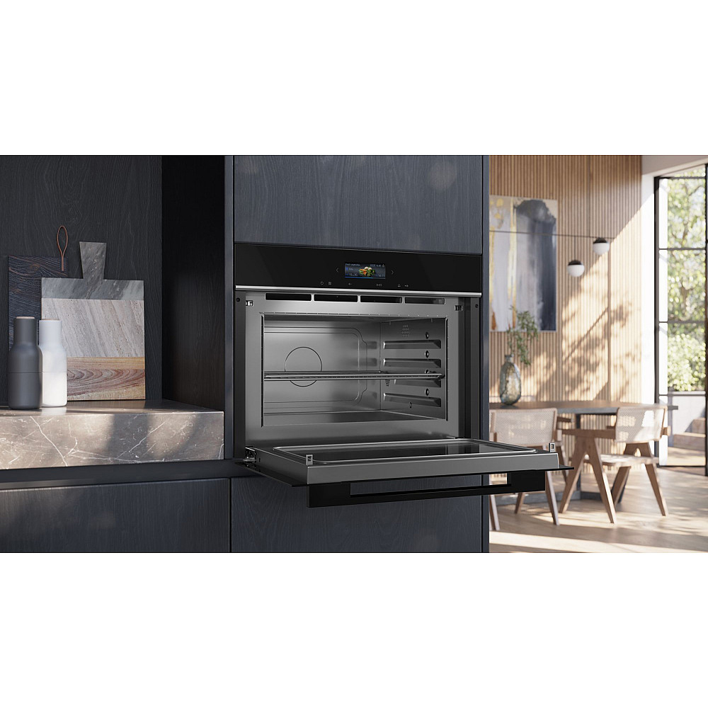 Ovn- og Mikrobølgepakke Siemens iQ700 HB776G3B2S + CE732GXB1 Med WiFi