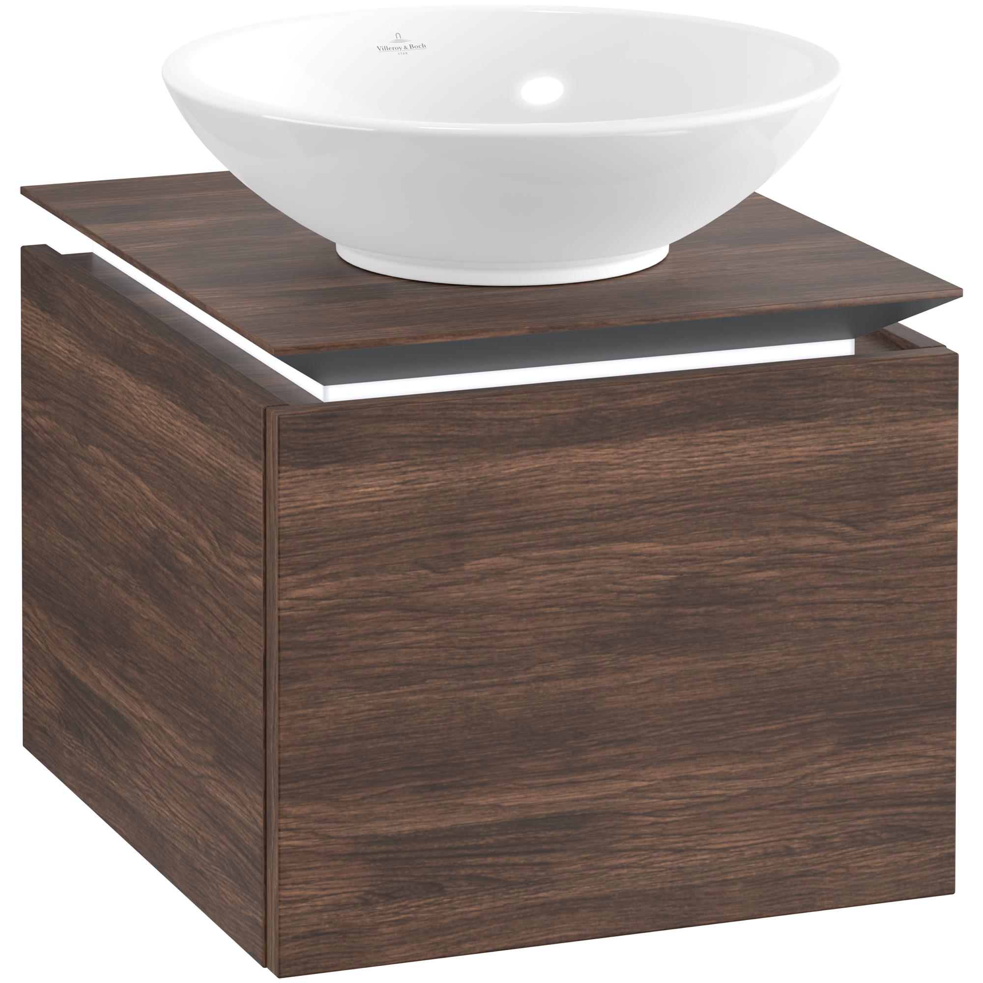 Tvättställsskåp Villeroy & Boch Legato Kompakt 450 med 1 Låda för Ytmonterat Tvättställ