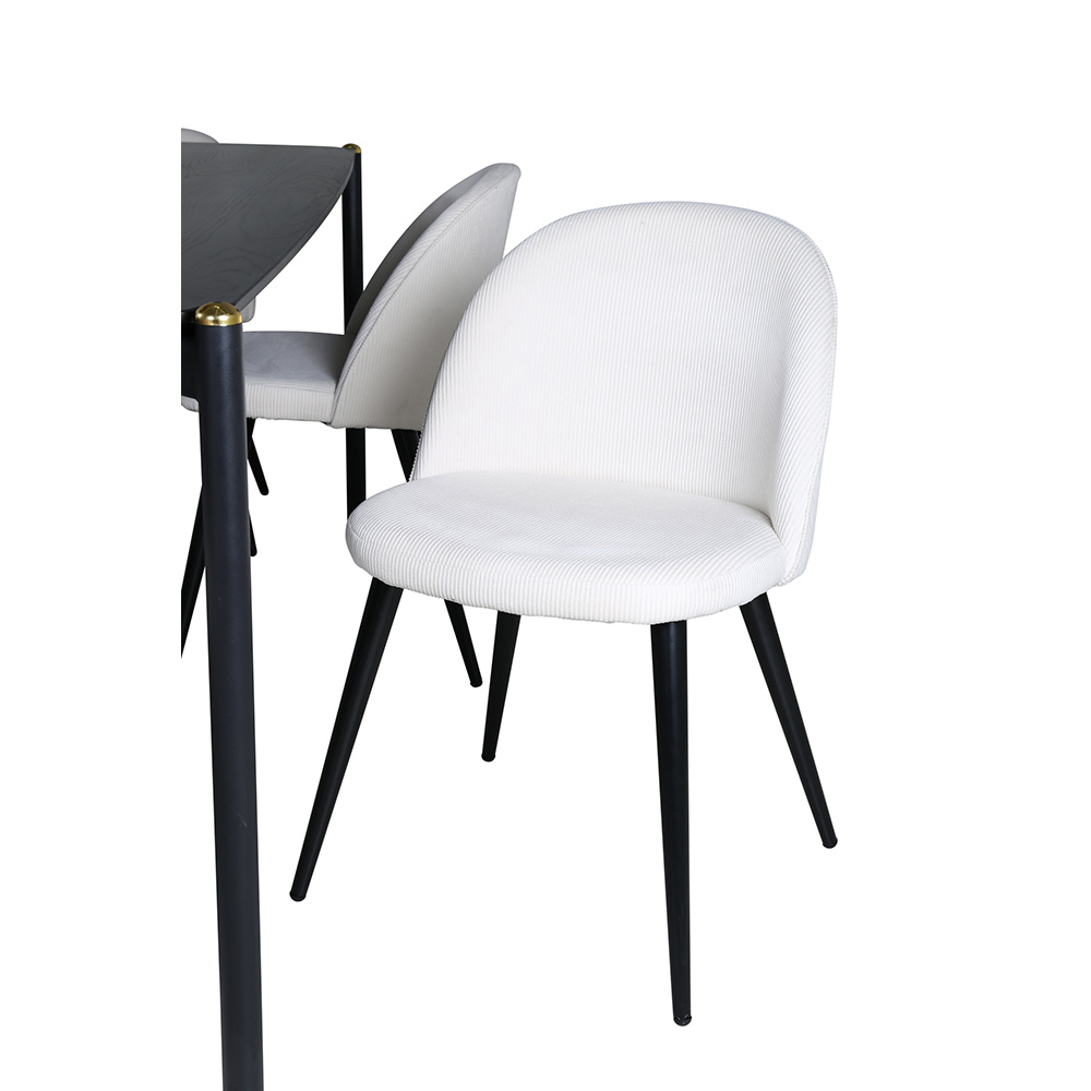 Spisegruppe Venture Home Paris Spisebord og Valentina Spisestol