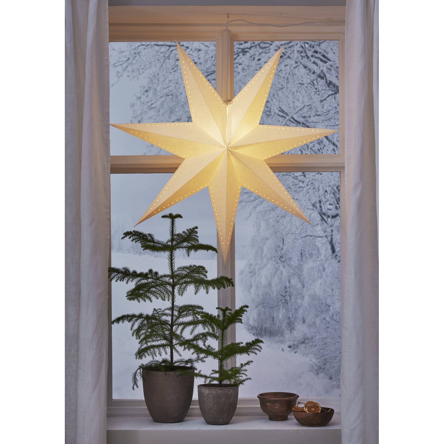 Adventstjerne Star Trading Mika Papirstjerne