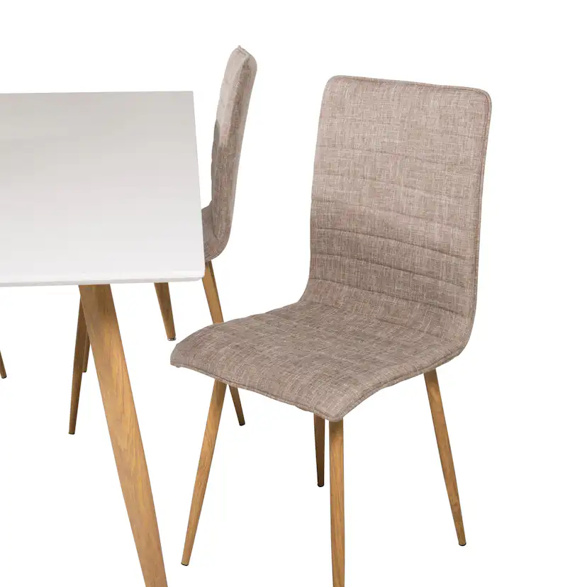 Spisegruppe Venture Home Pobbie med 4 Walerina Stoler