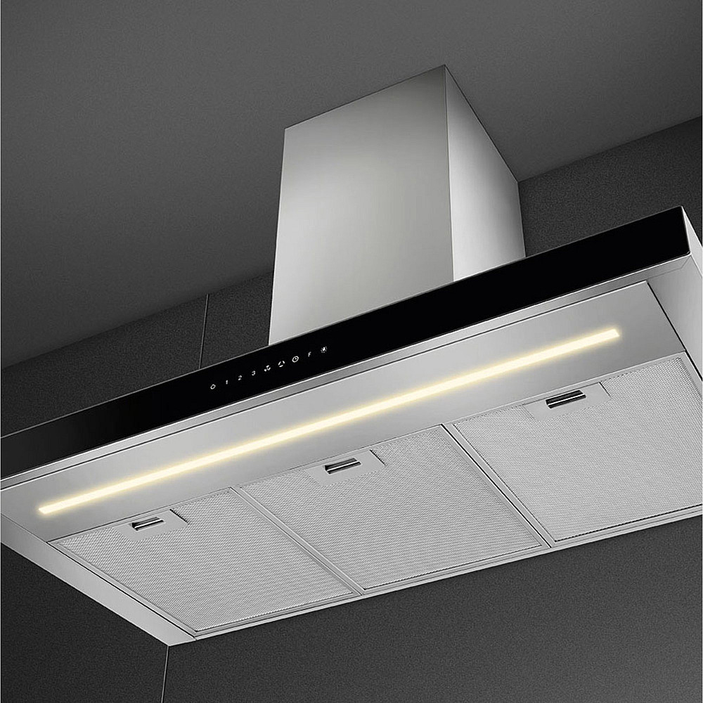Vegghengt Kjøkkenvifte Smeg KBT9L4VN Rustfri Design med LED og Touchkontroll