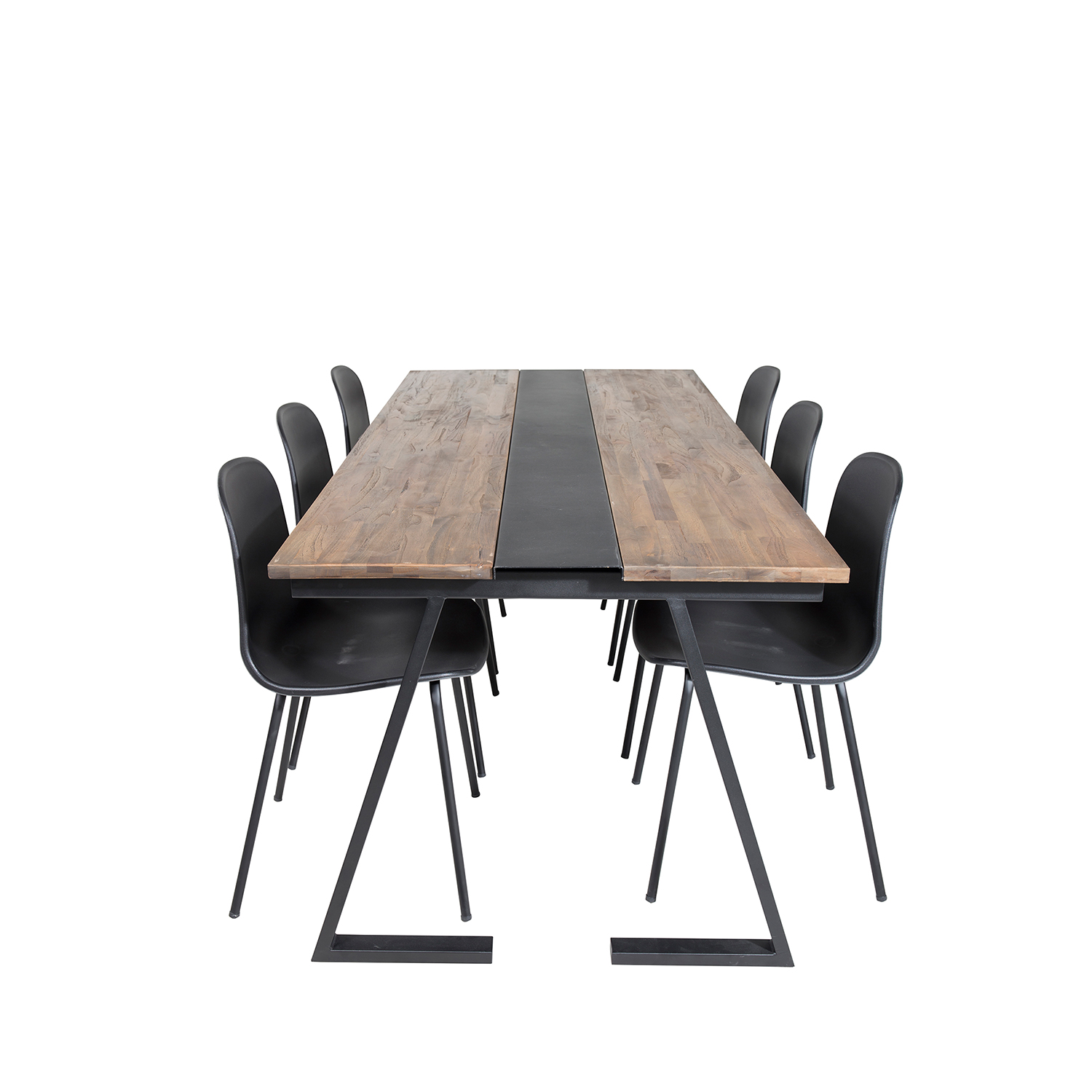 Spisegruppe Venture Home Jane med 6 Ardi Stoler