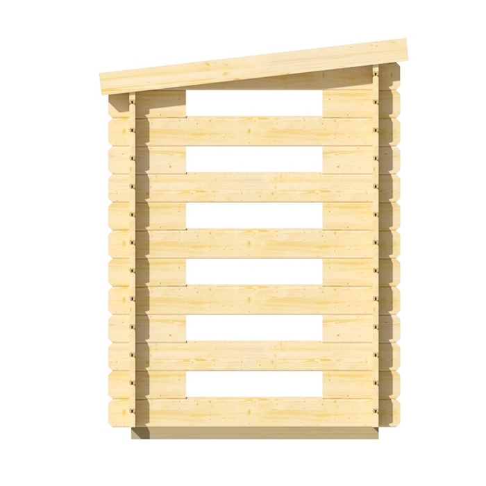 Vedskjul Luoman Lillevilla Juolukka 2,4 m2