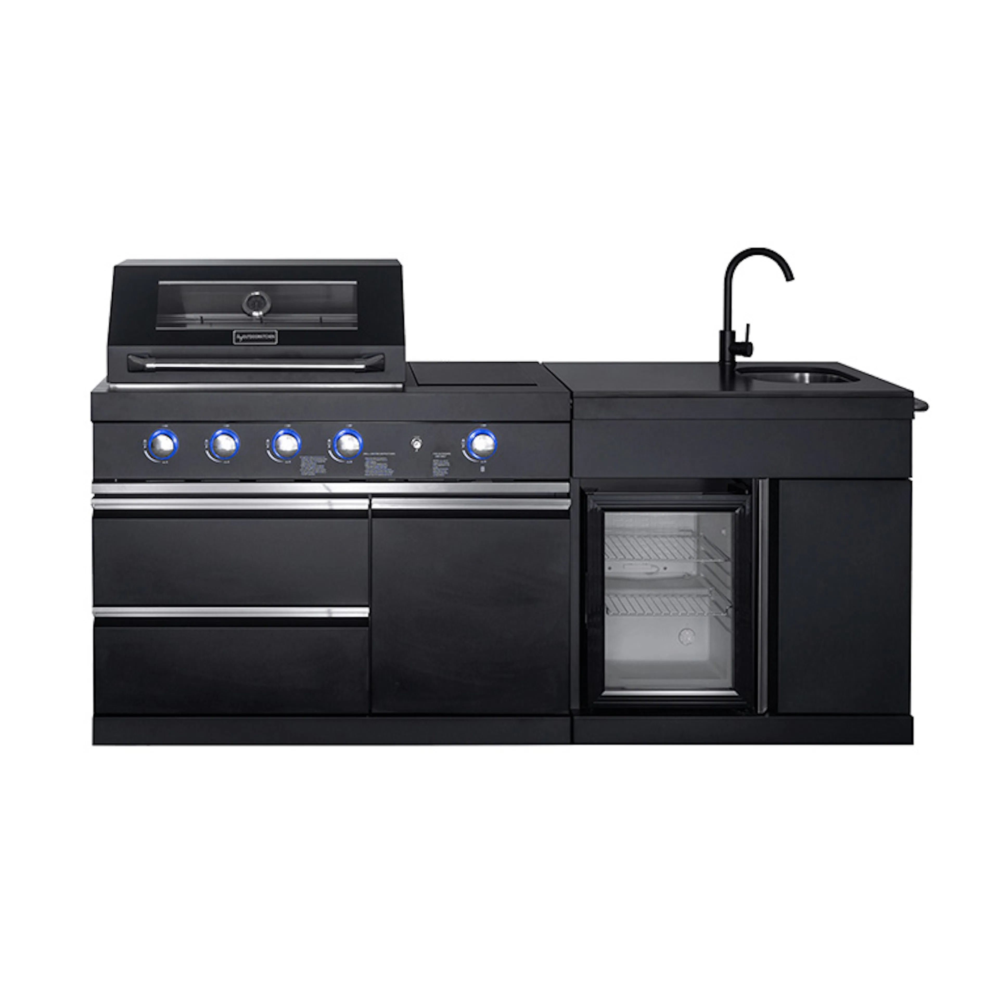 Frittstående Utekjøkken Myoutdoorkitchen Pure Compact Black