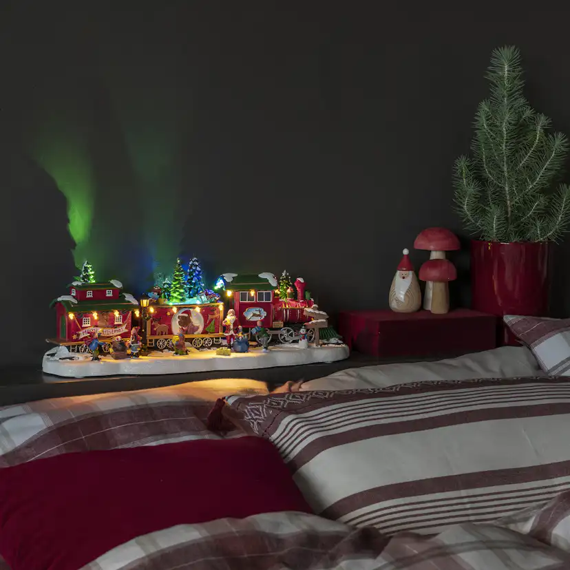 Juleby Gnosjö Konstsmide Tog 19 LED