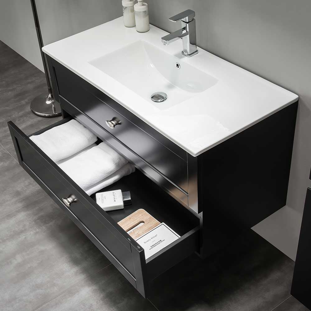 Tvättställsskåp Bathlife Salig Svart