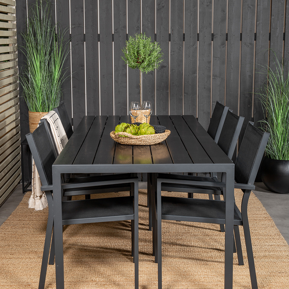 Spisegruppe Venture Home Bront 205 med 6 Copacabana Lenestoler