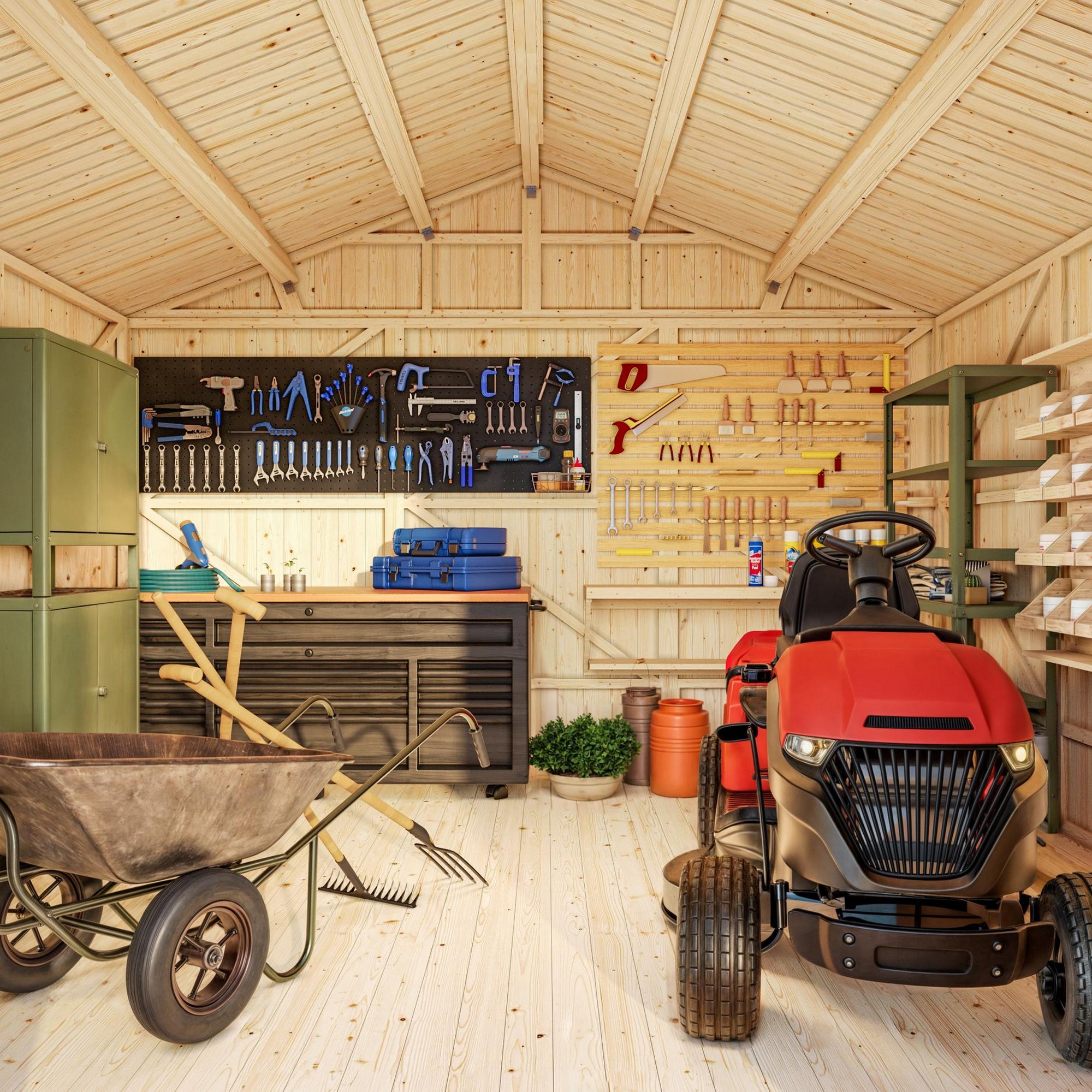 Redskapsbod Palmako Lucas 12,3 m2