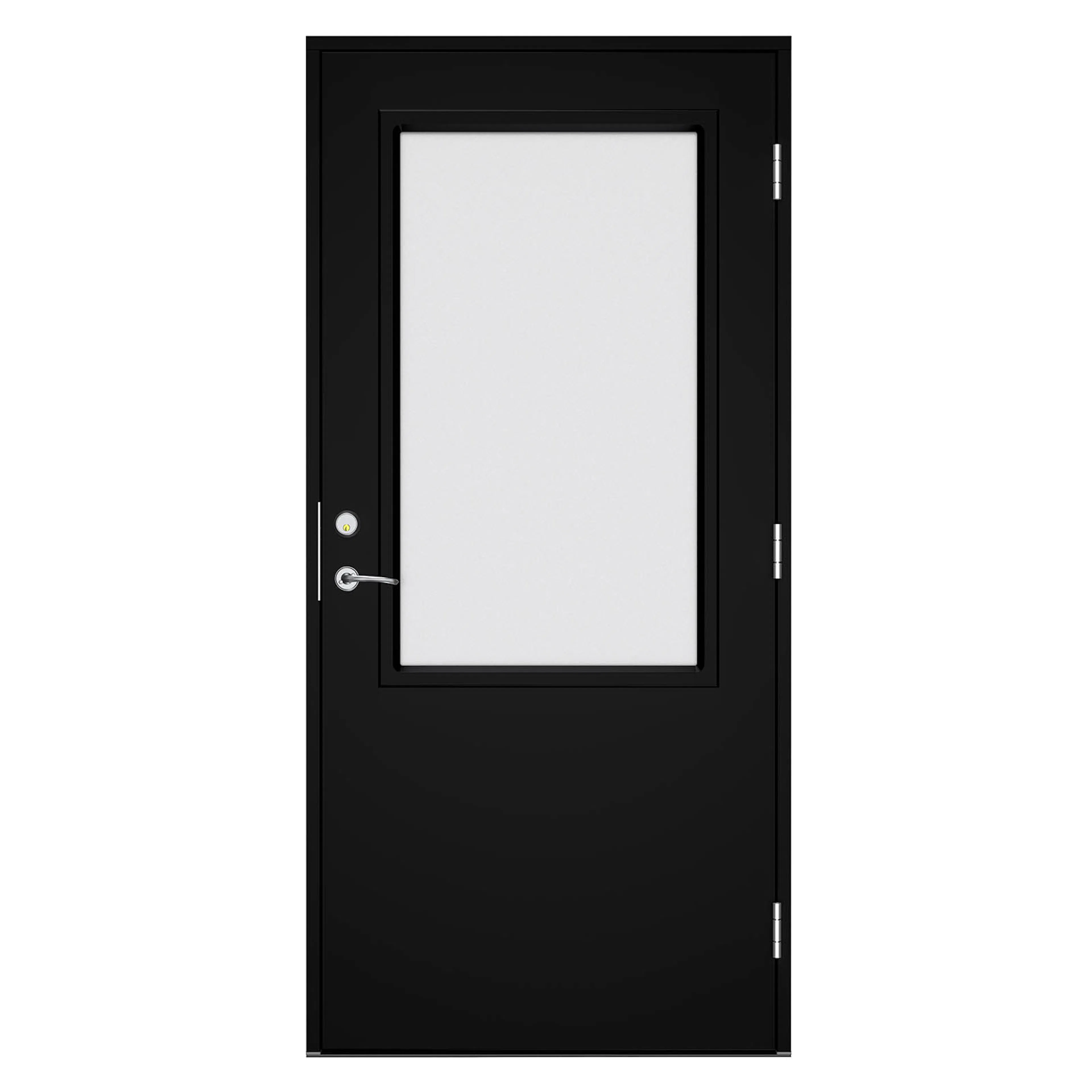 Ytterdør Swedoor Advance-Line Vision AlbaBxH: 100x200 cm. Höger. NCS-S-9000-N