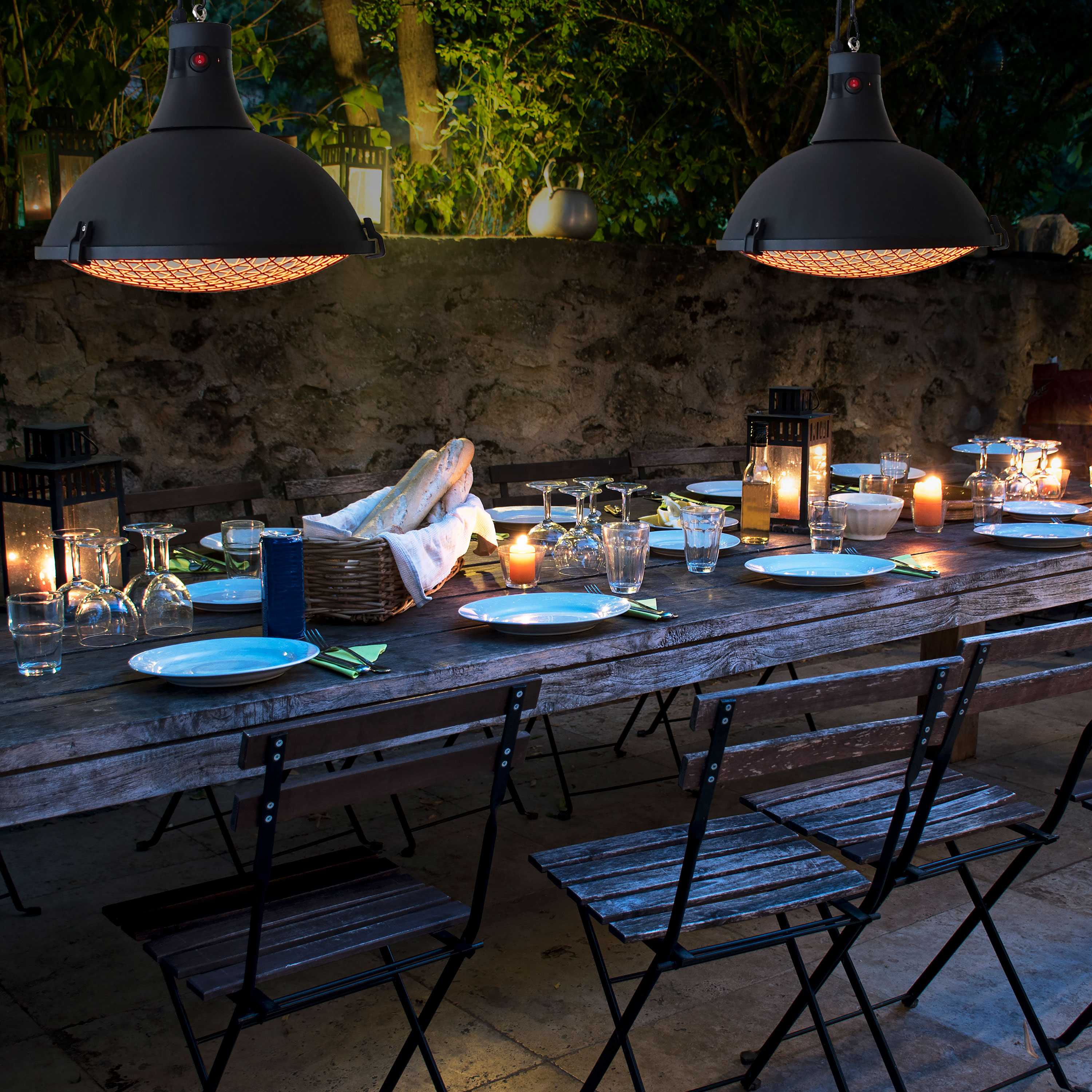 Terrassevarmer Termo Siena 900/1200/2100W