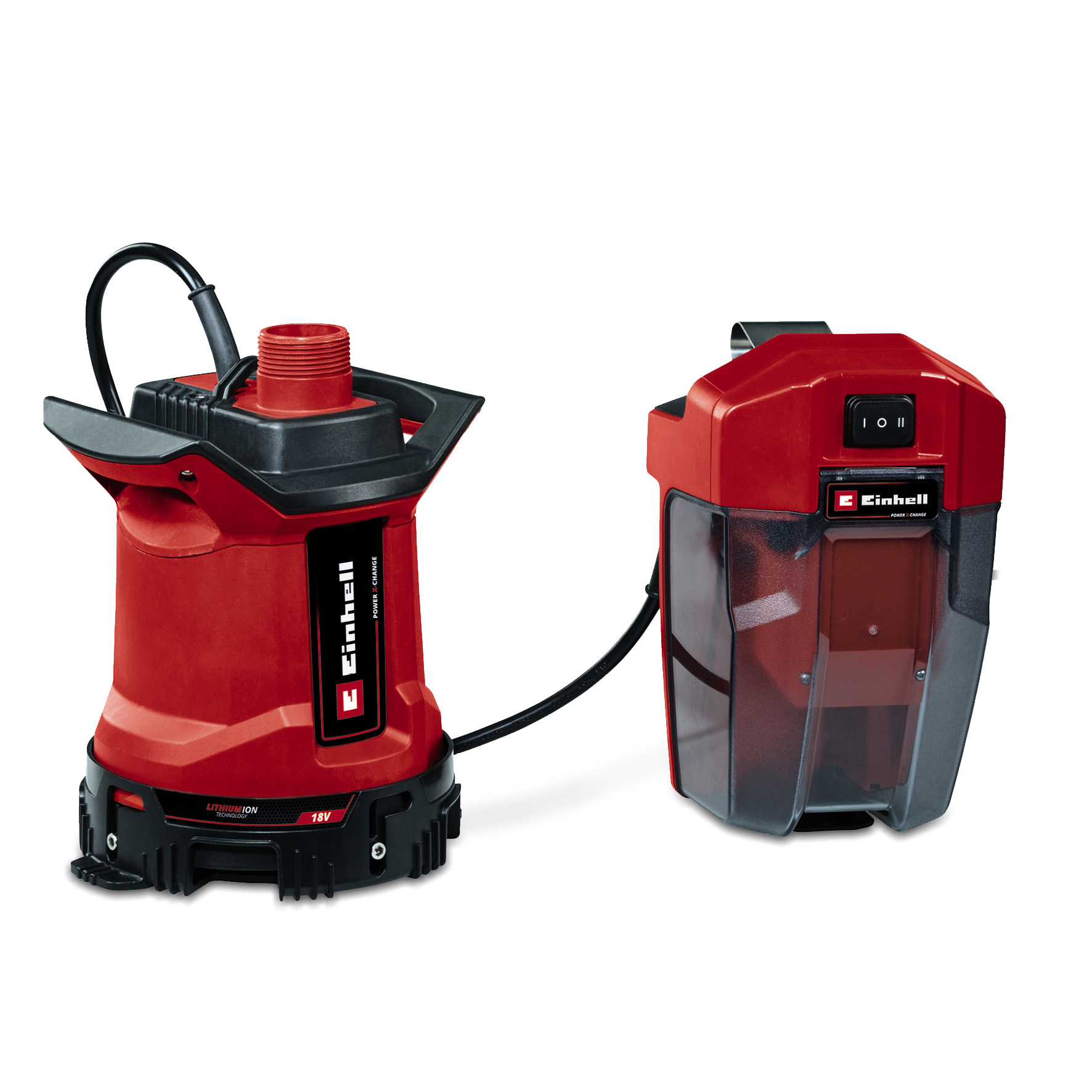 Vannpumpe Einhell GE-DP 18/25 LL Li Uten Batteri og Lader