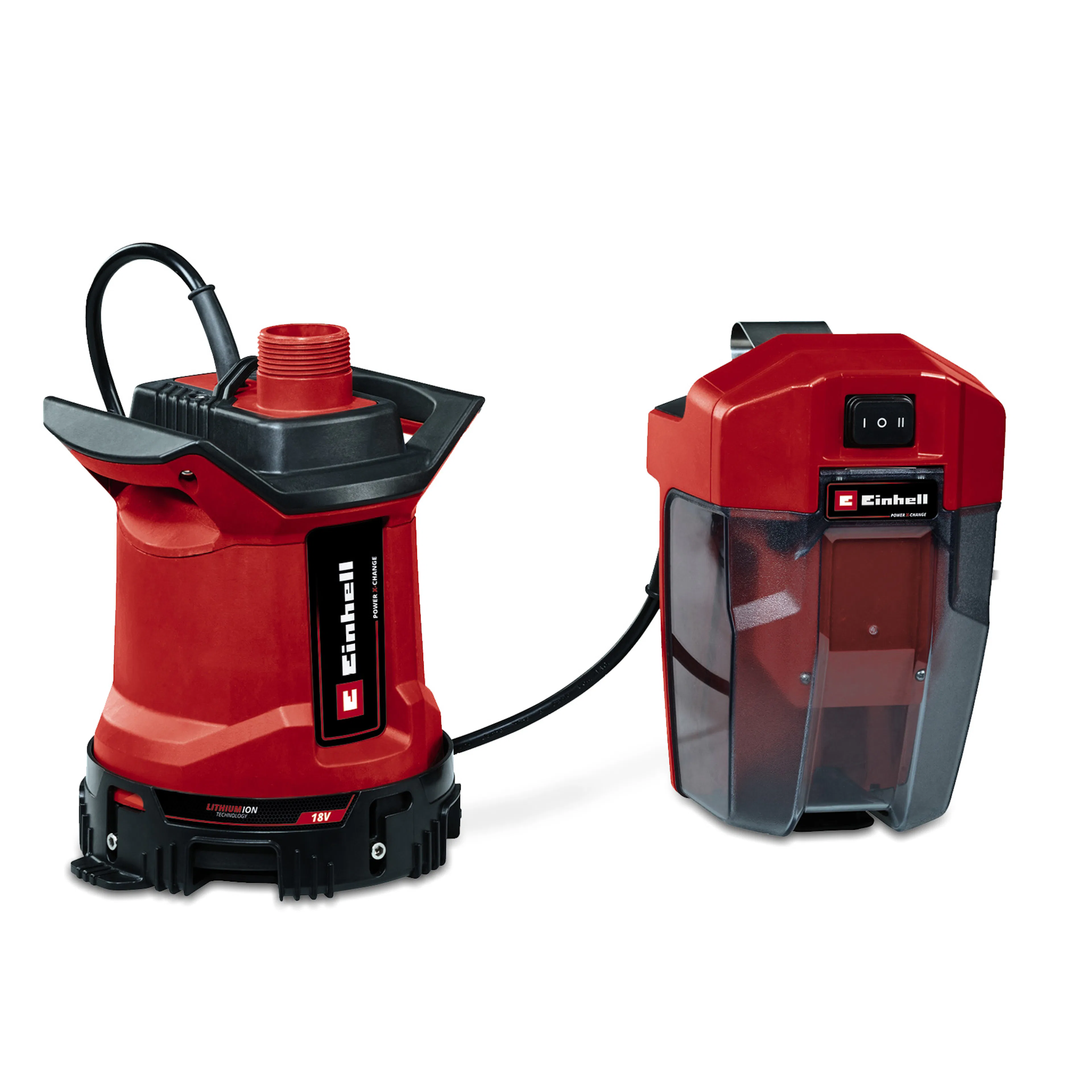 Vannpumpe Einhell GE-DP 18/25 LL Li Uten Batteri og Lader
