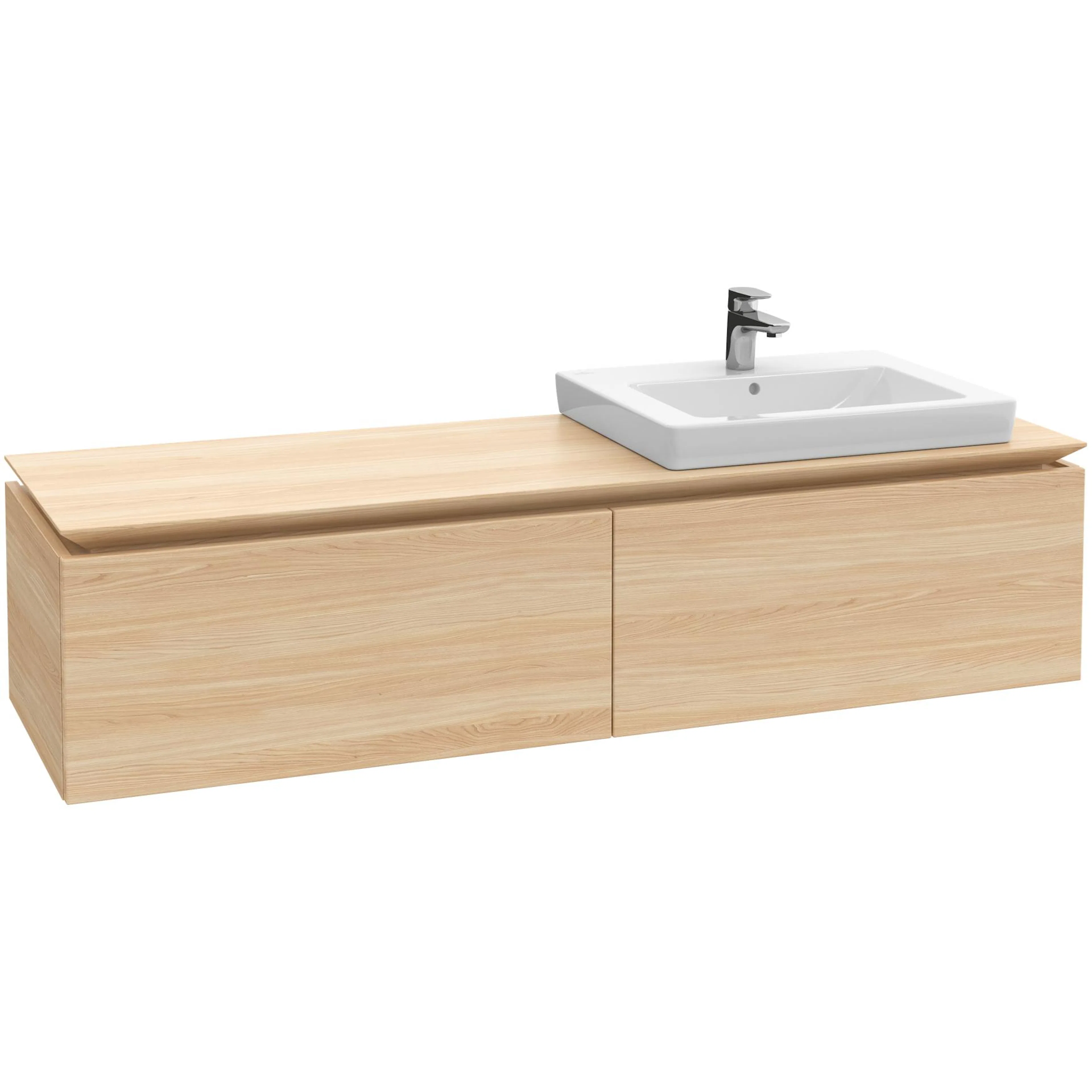 Tvättställ villeroy & Boch Subway 2.0 71136GR1 Vit Alpin CeramicPlus, Med Bräddavlopp, 600 mm, Med Blandarhål, för Trehålsblandare, Undersida: Polerad