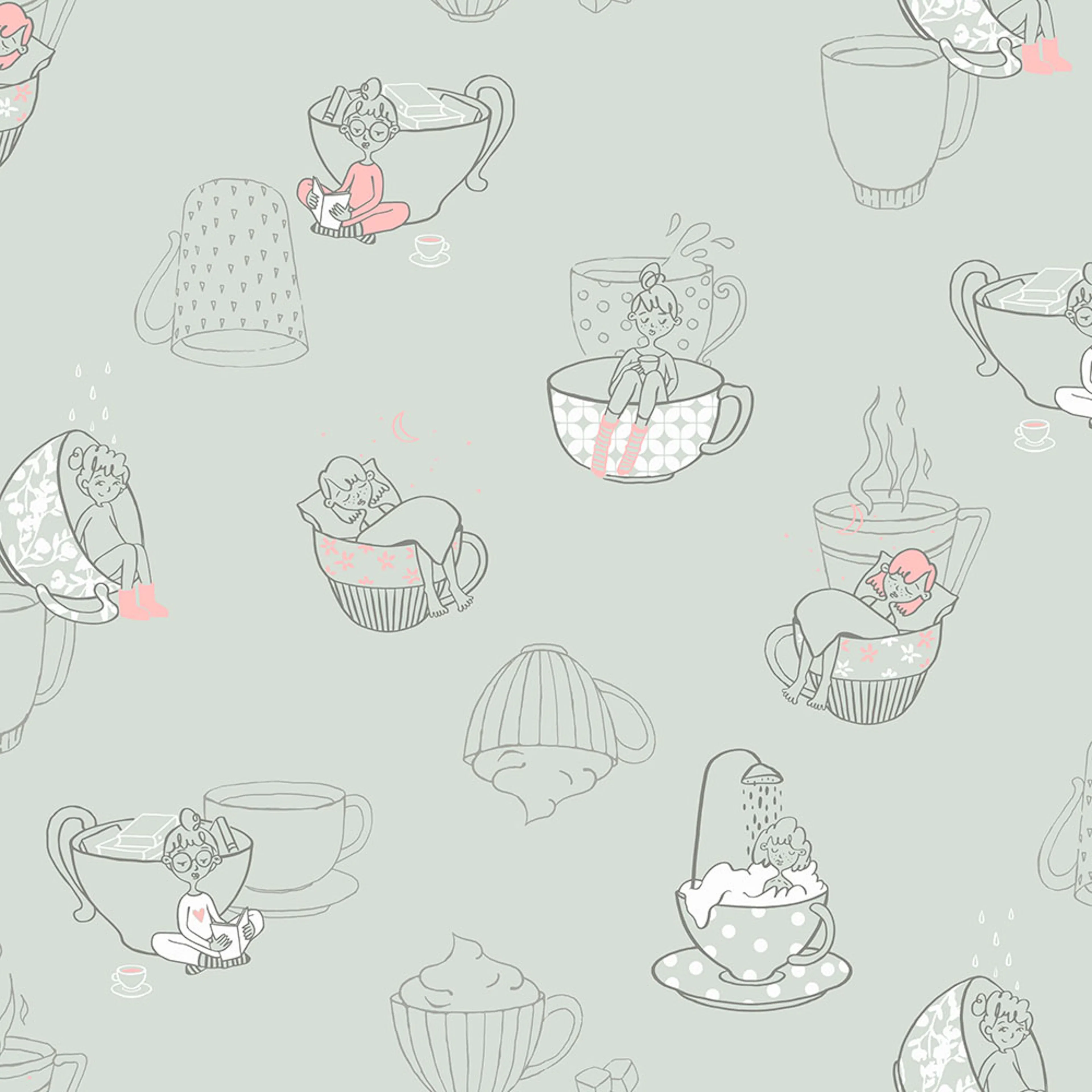 Tapet Fiona Teatime 640409