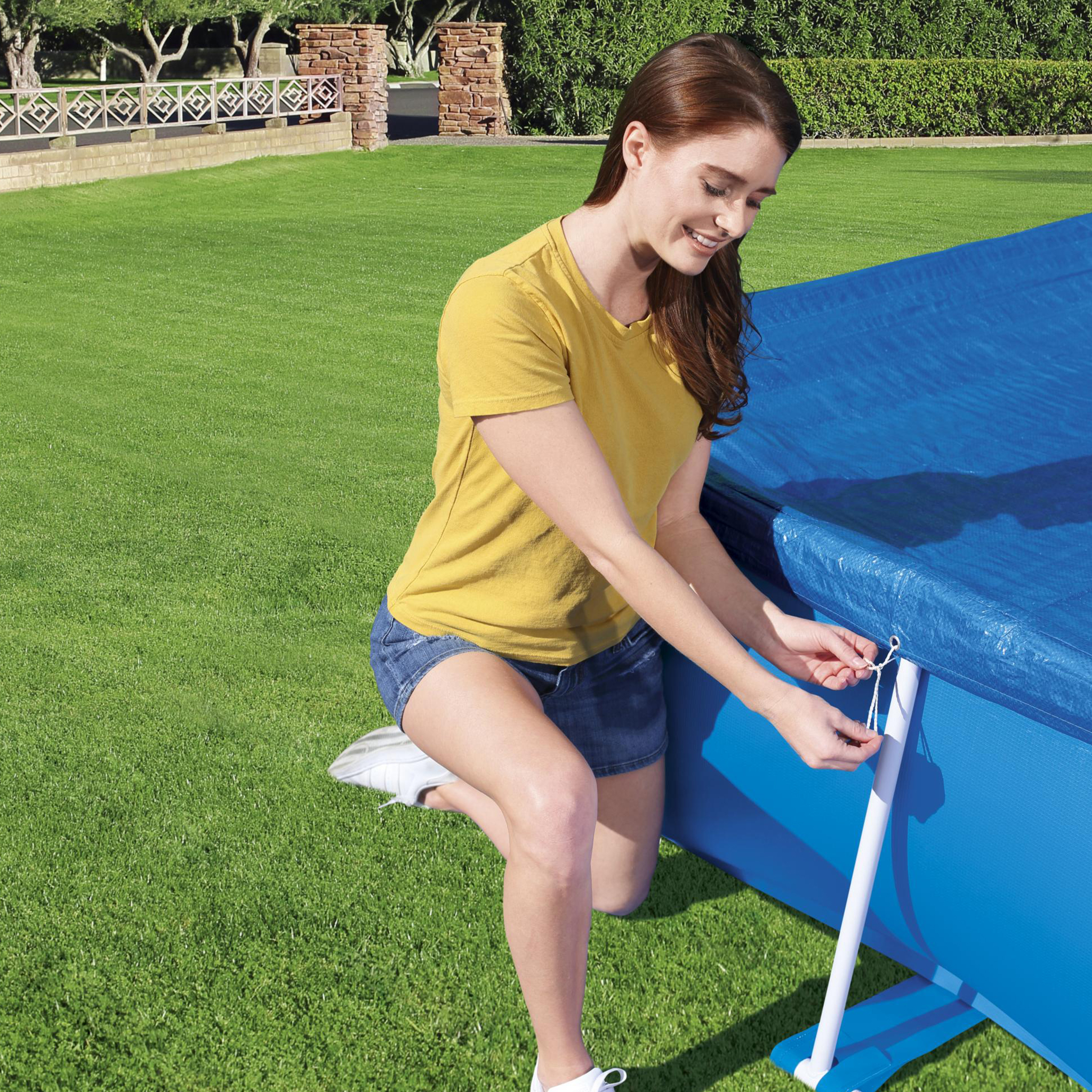 Bassengtrekk Bestway Flowclear Rektangulært 2,59 x 1,7 m