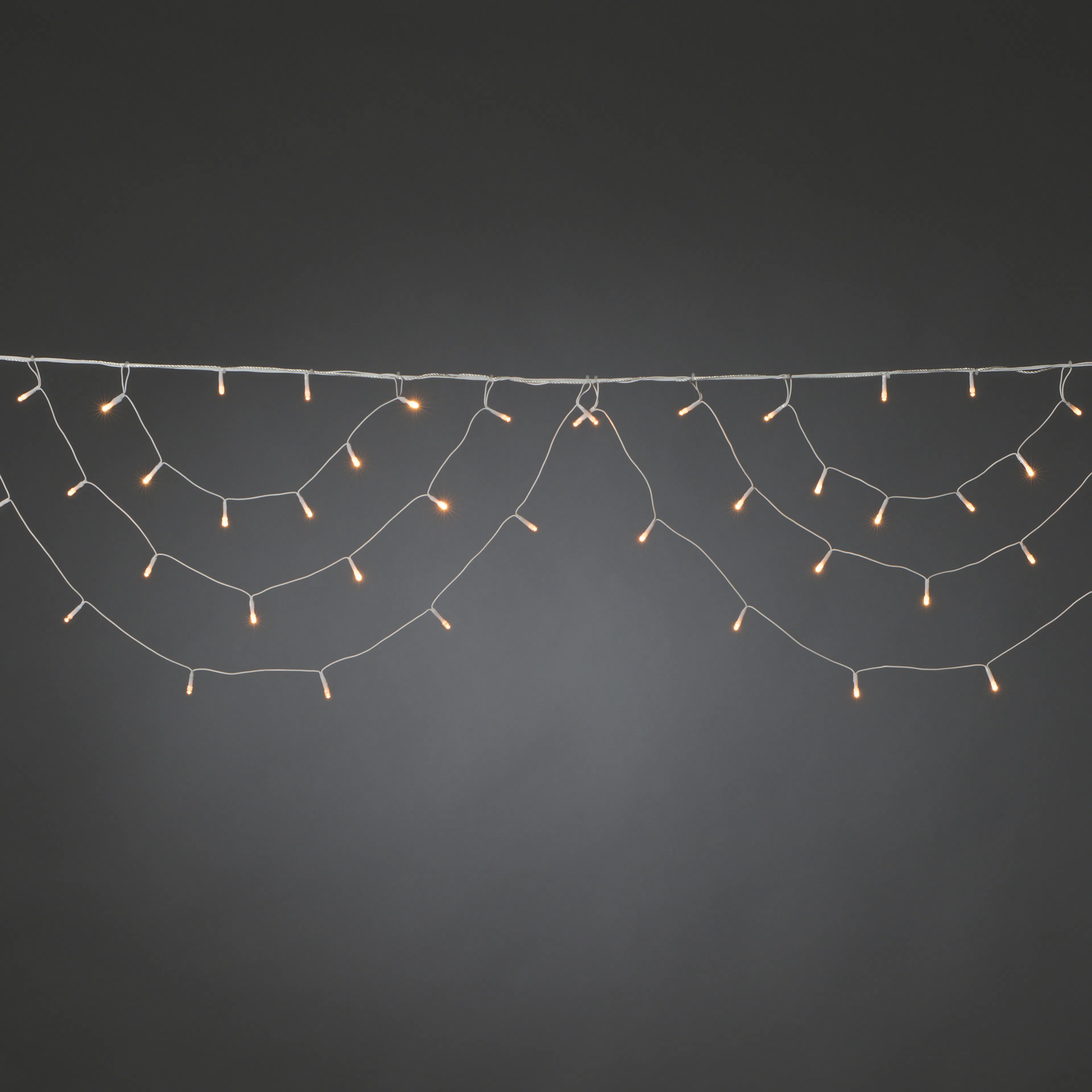 Istappskjede Gnosjö Konstsmide Buer 184L Amber LED