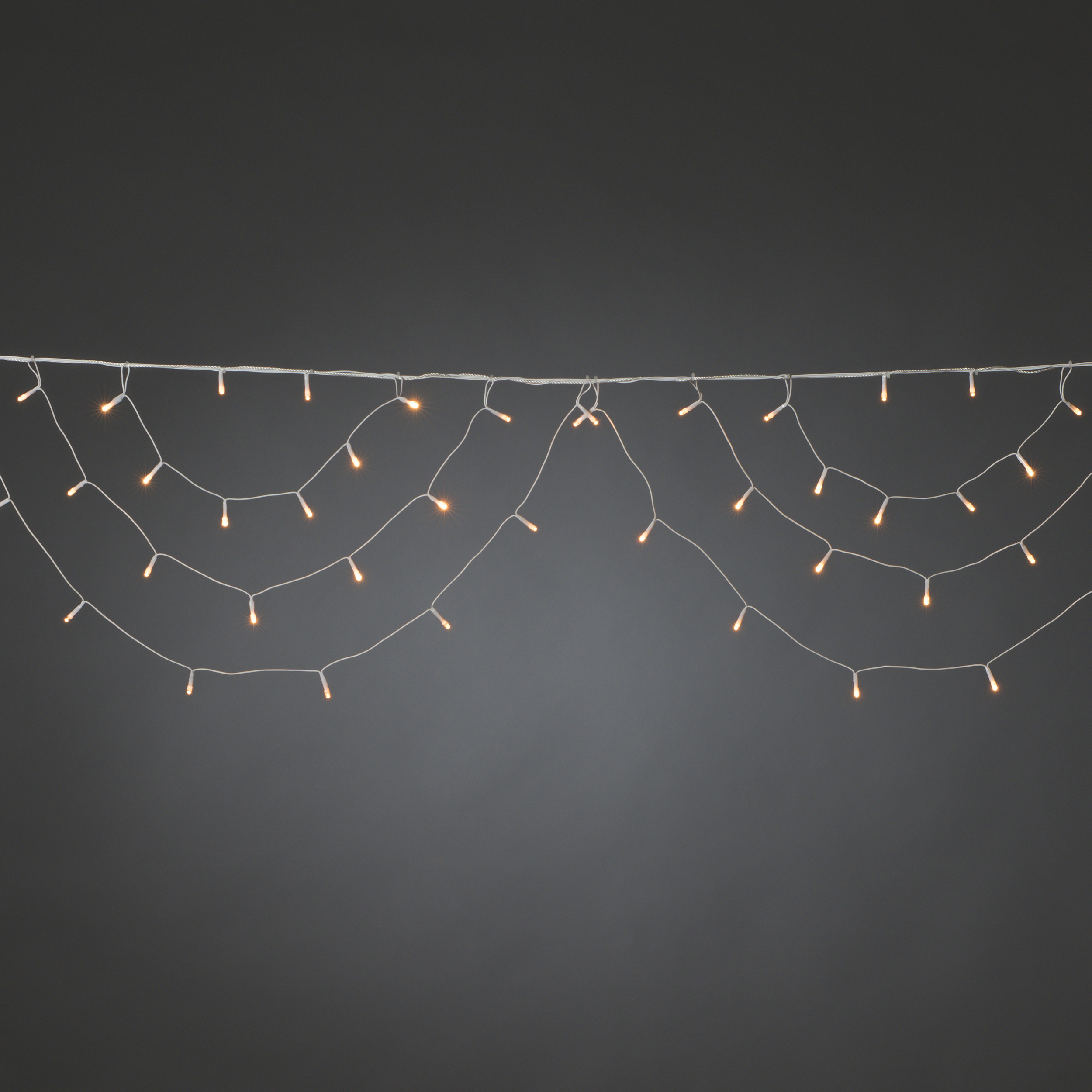 Istappskjede Gnosjö Konstsmide Buer 184L Amber LED