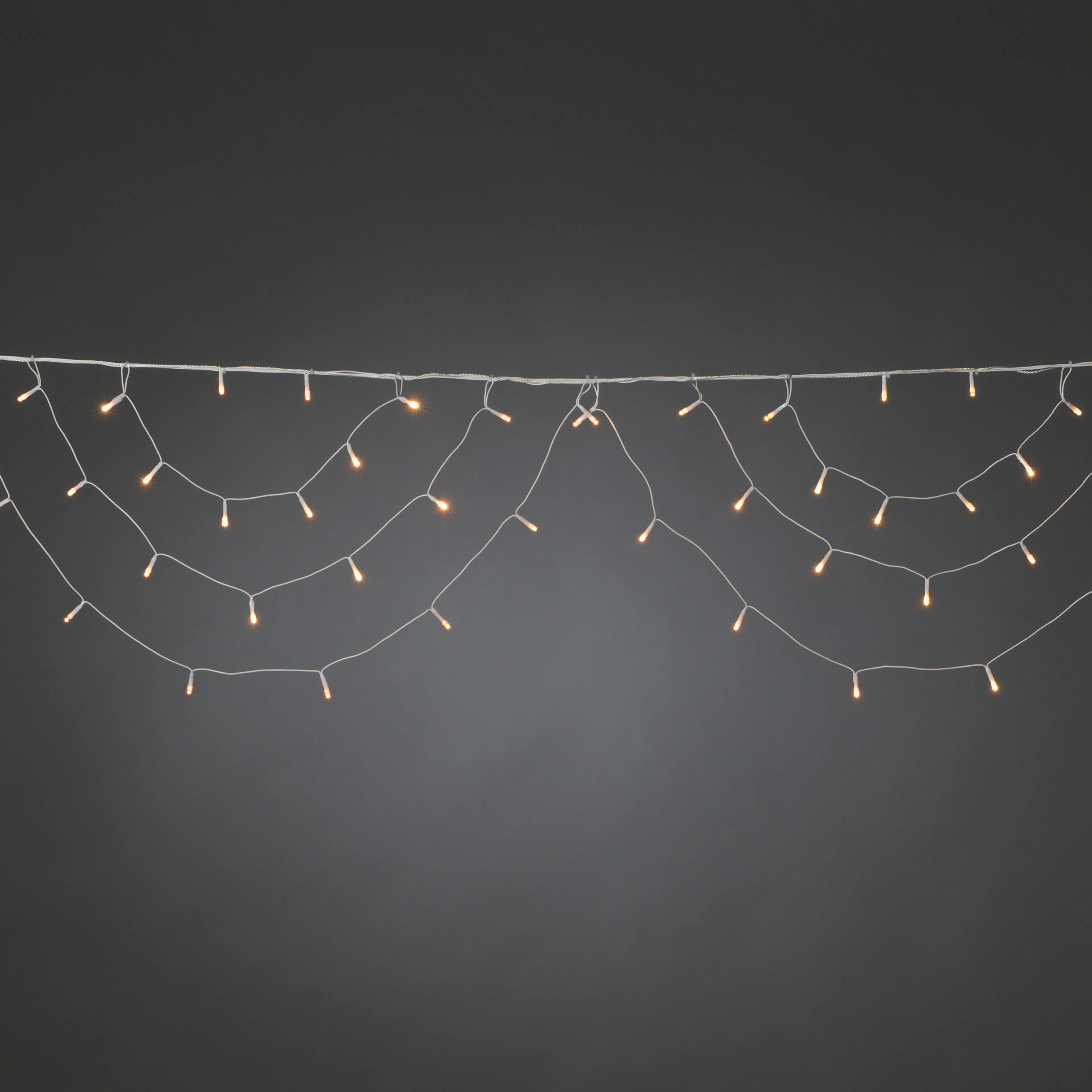 Istappskjede Gnosjö Konstsmide Buer 184L Amber LED