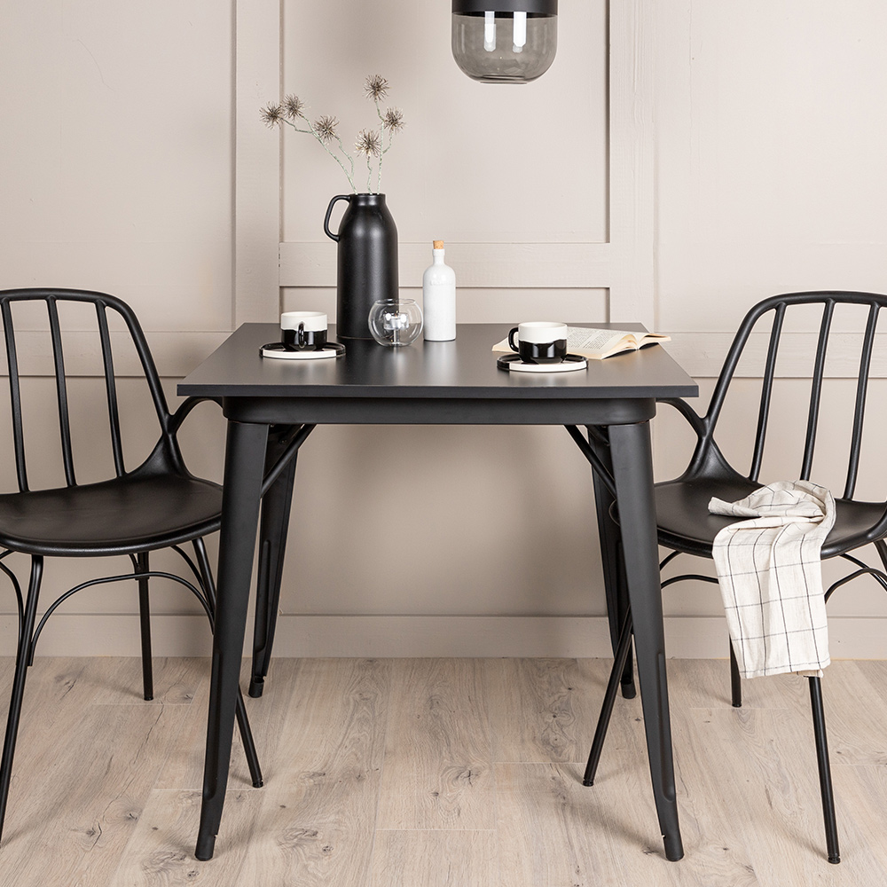 Spisegruppe Venture Home Tempe 80 cm med 2 Dyrön Stoler