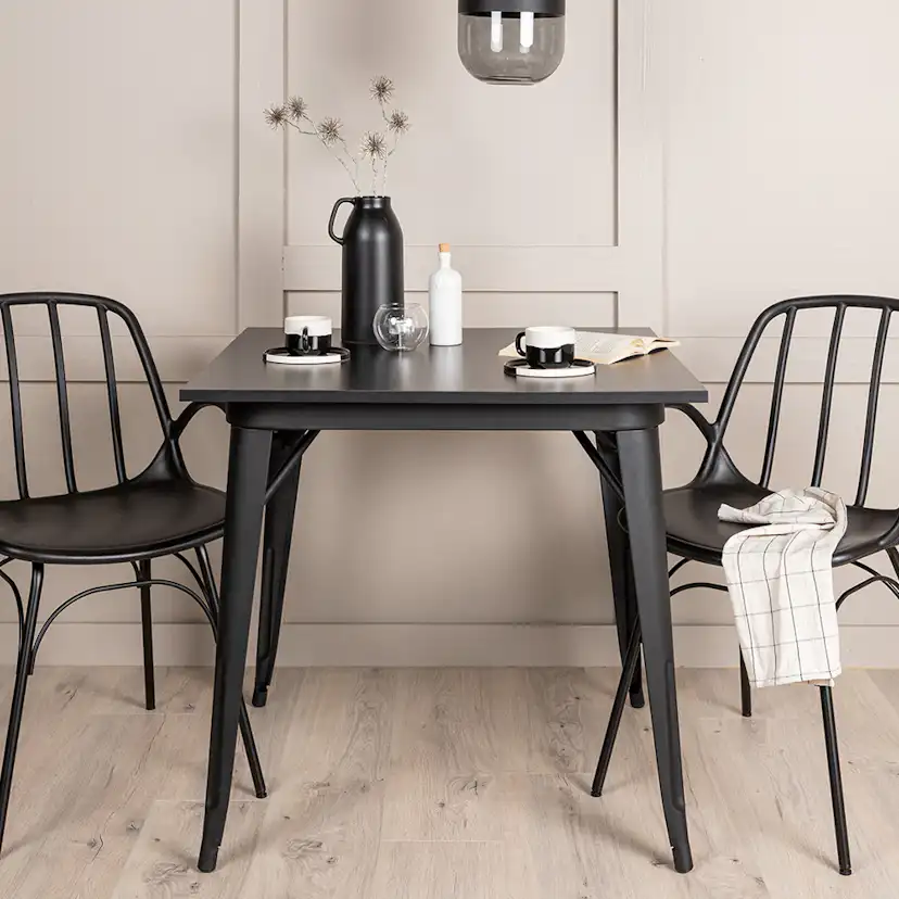 Spisegruppe Venture Home Tempe 80 cm med 2 Dyrön Stoler