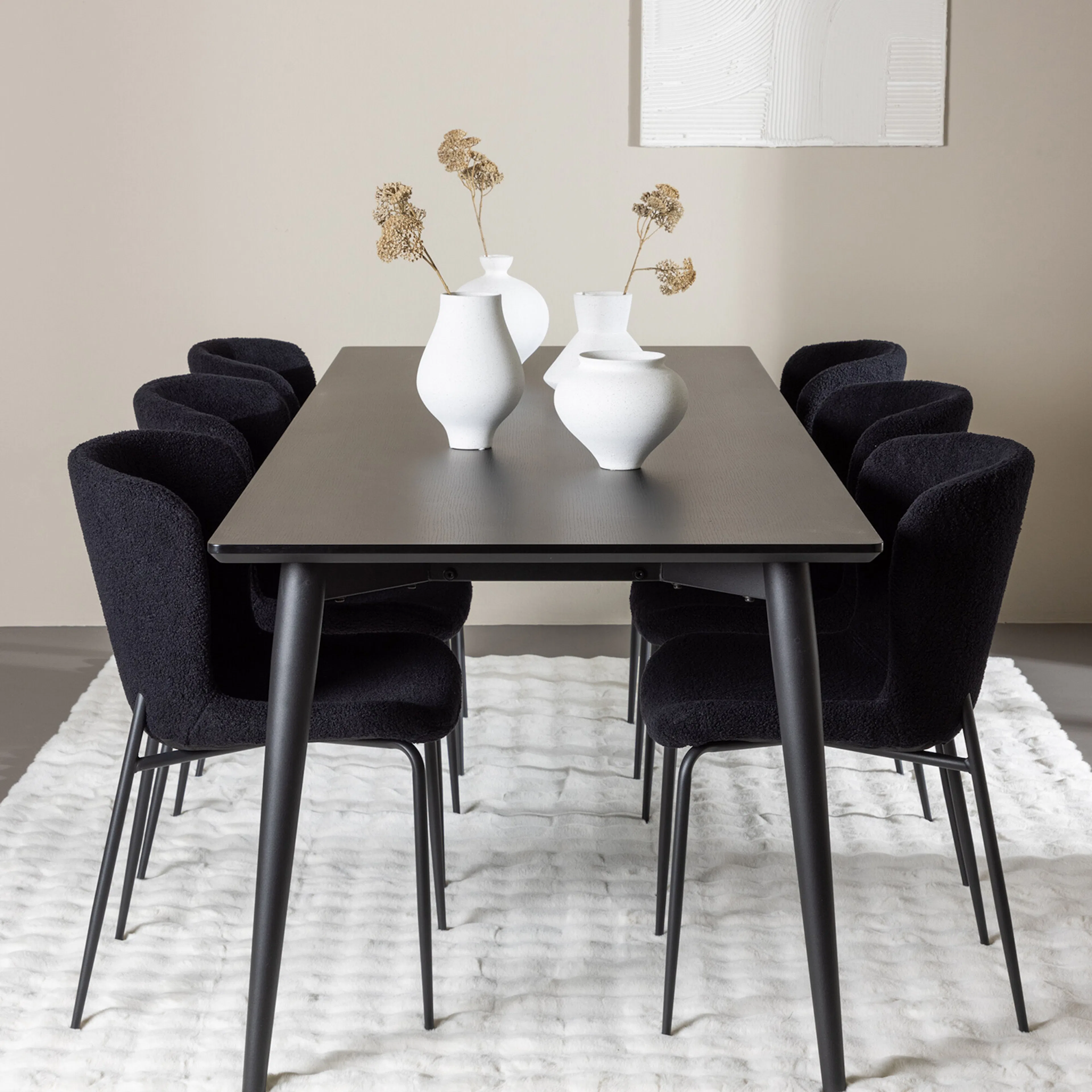 Spisegruppe Venture Home Ellis 230 med 6 stk Modesto Stoler