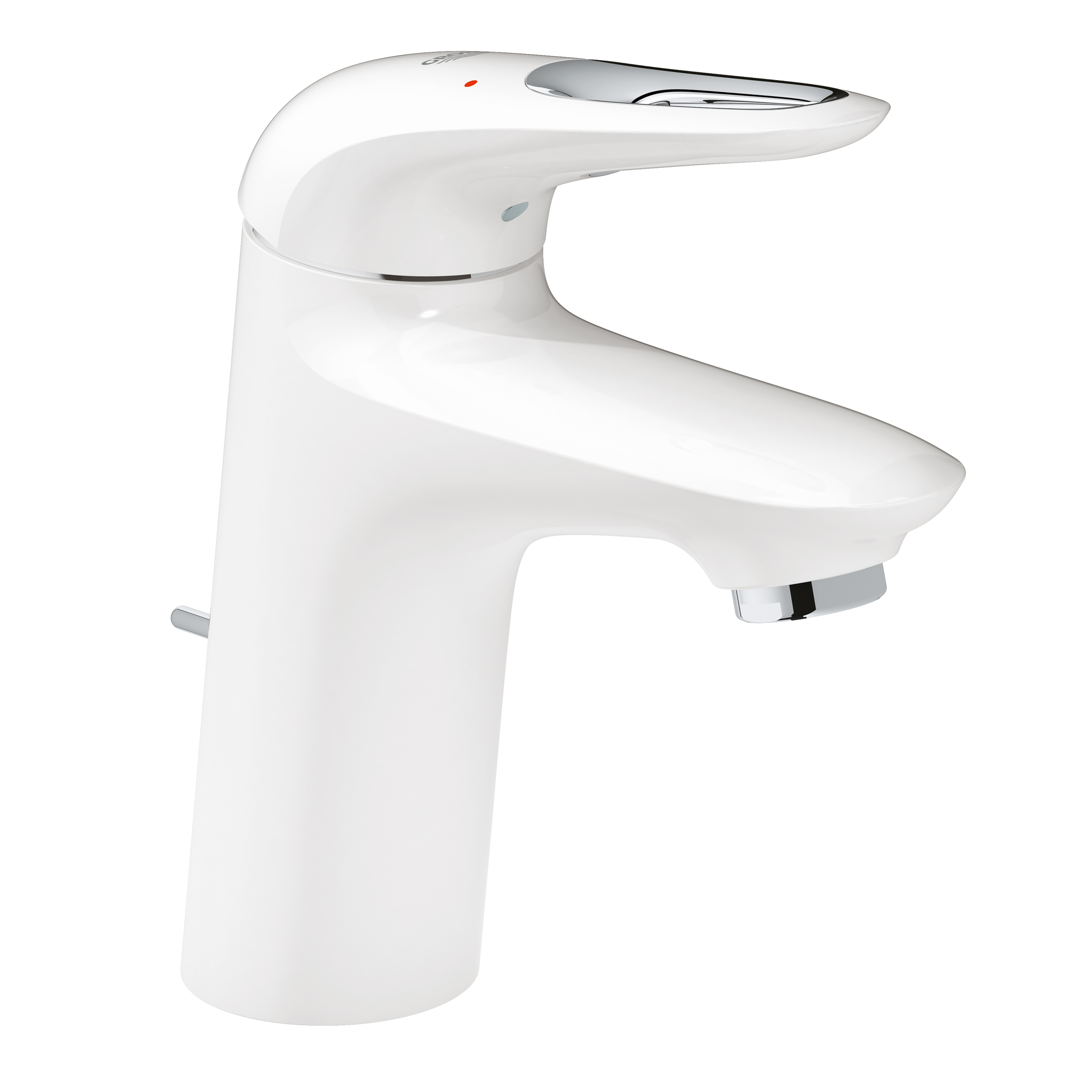 Tv&auml;ttst&auml;llsblandare Grohe Eurostyle Vit med Lyftventil